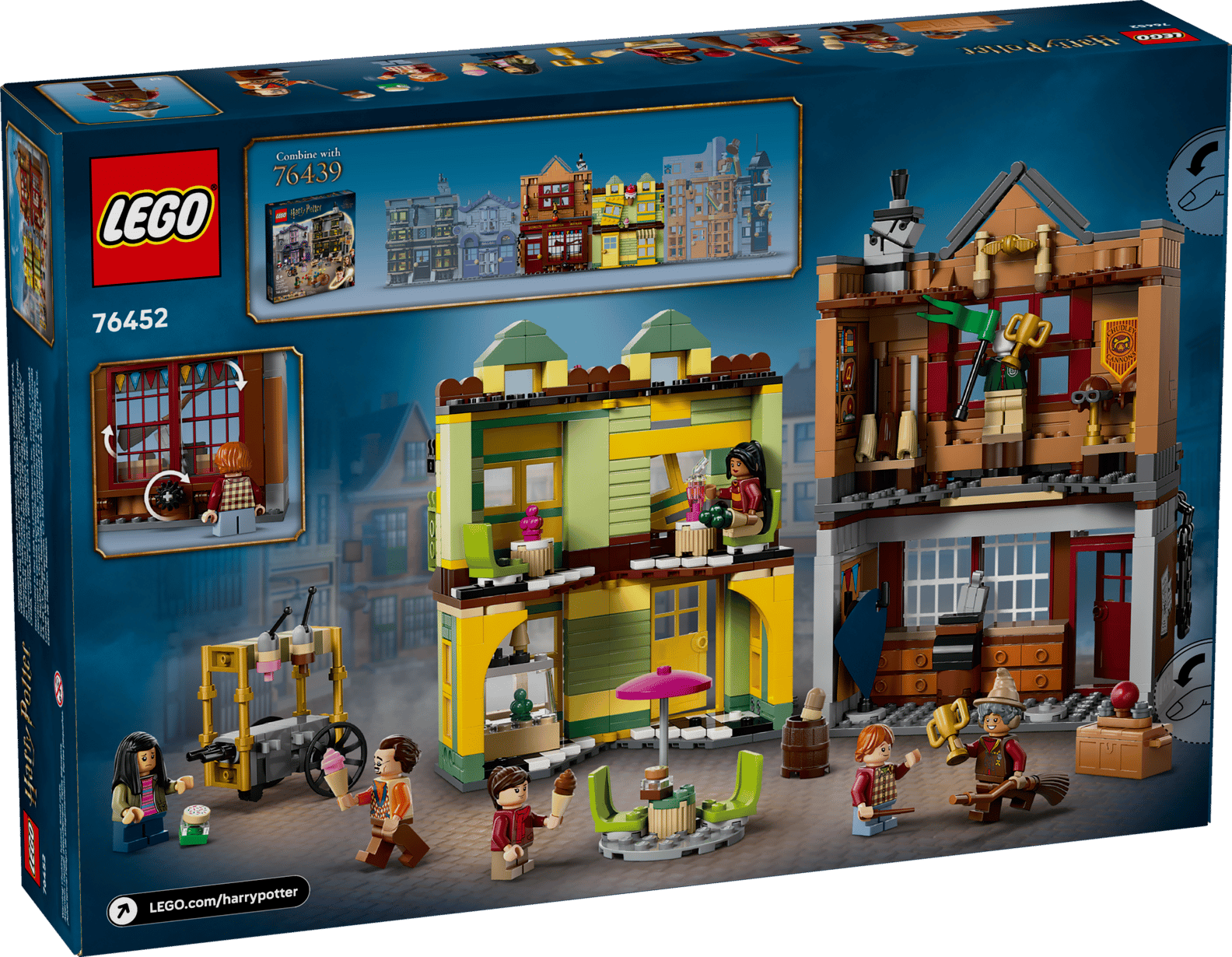 LEGO Harry Potter Quality Quidditch Supplies & Ice Cream Parlour Set (76452)
