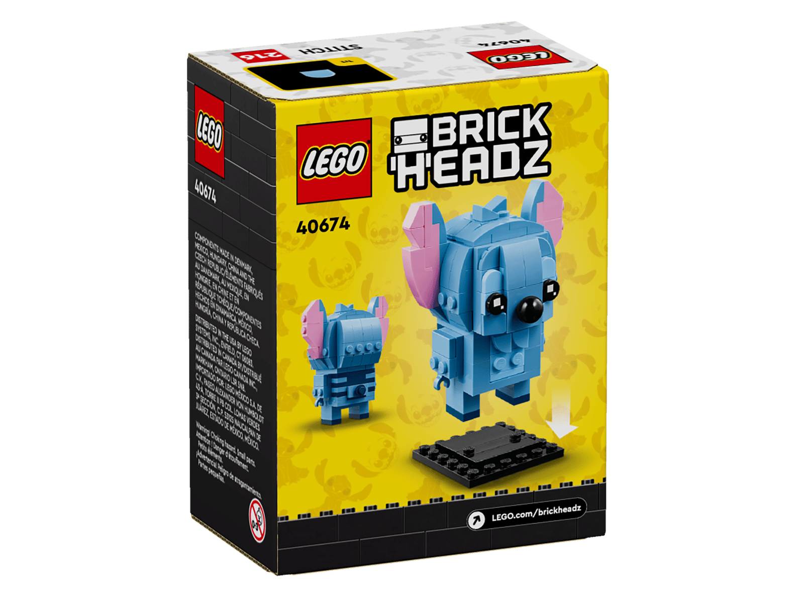 LEGO Disney Stitch BrickHeadz Set (40674)