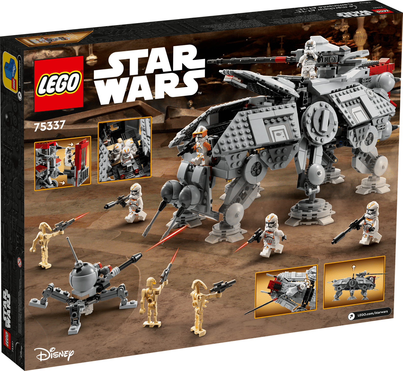 LEGO Star Wars AT-TE Walker Set (75337)