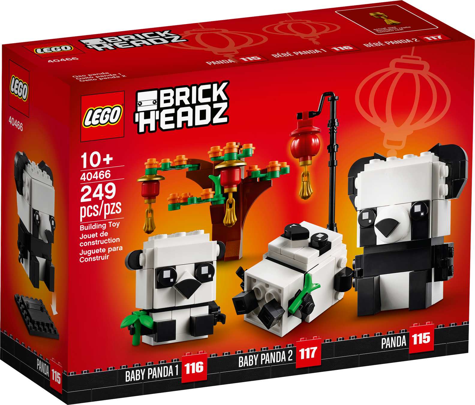 LEGO Chinese New Year Pandas BrickHeadz Set (40466)