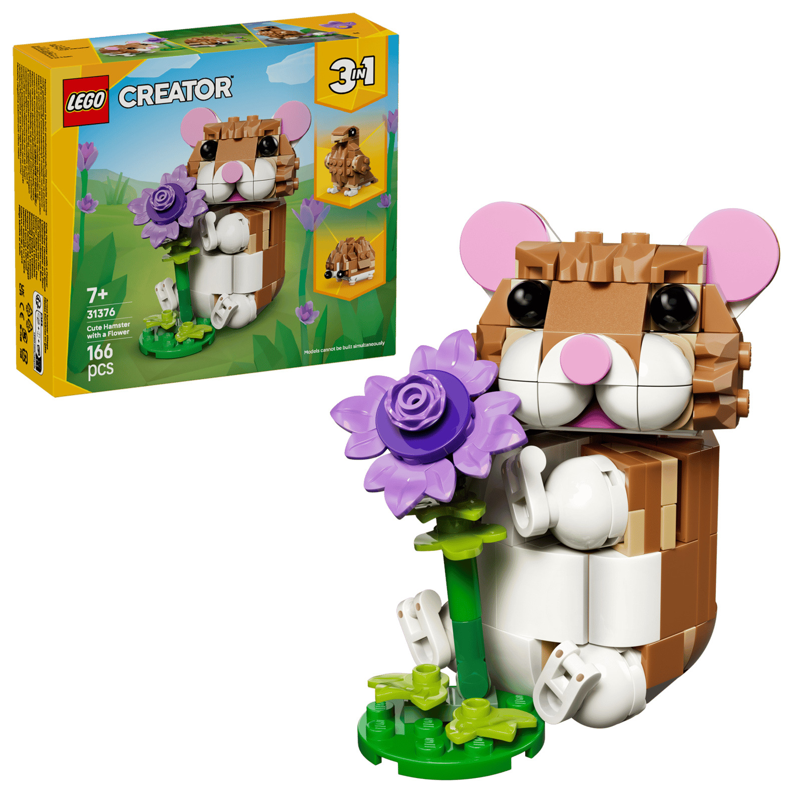 LEGO Creator Cute Hamster with a Flower Set (31376)
