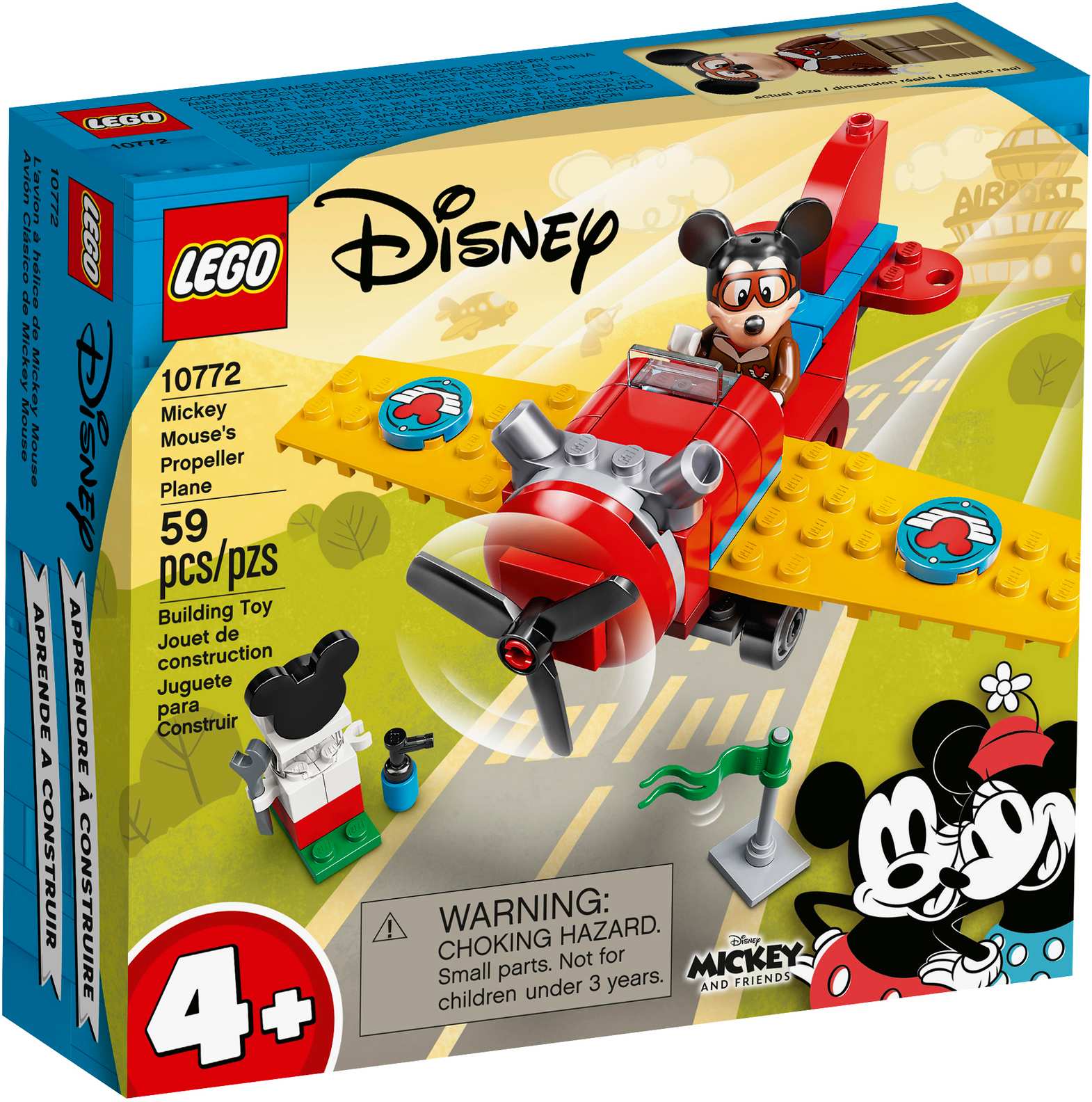 LEGO Disney Mickey Mouse’s Propeller Plane Set (10772)