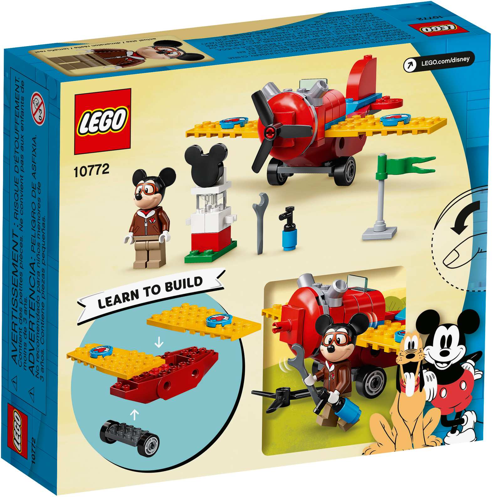 LEGO Disney Mickey Mouse’s Propeller Plane Set (10772)