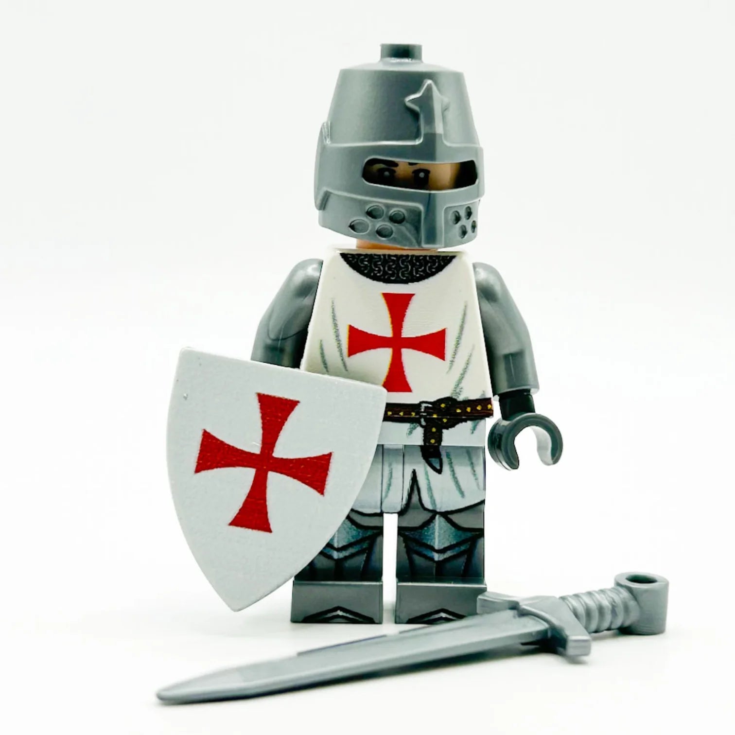 Templar Knight Custom Minifigure - Bricks At War