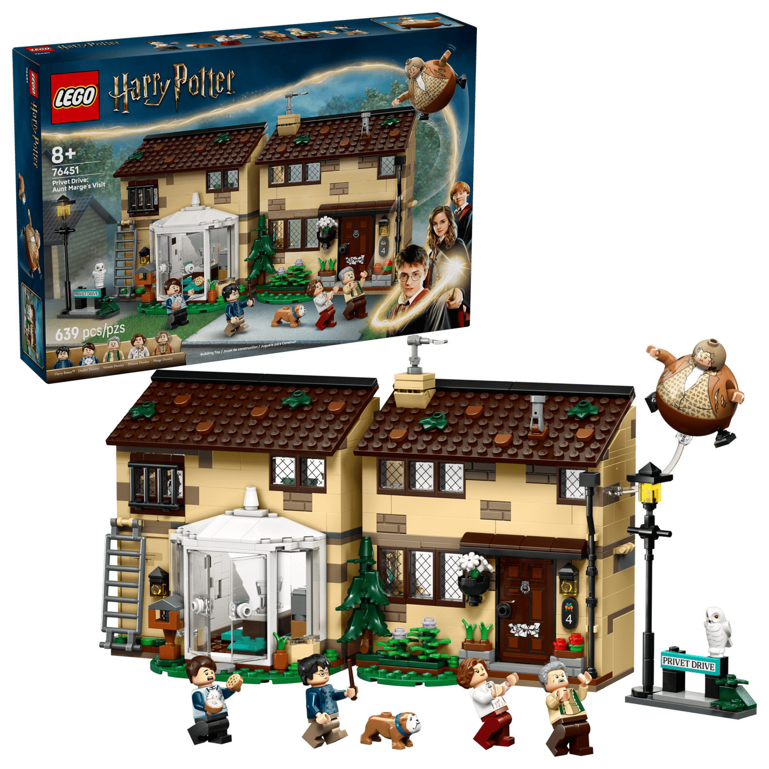 LEGO Harry Potter Privet Drive: Aunt Marge’s Visit Set (76451)