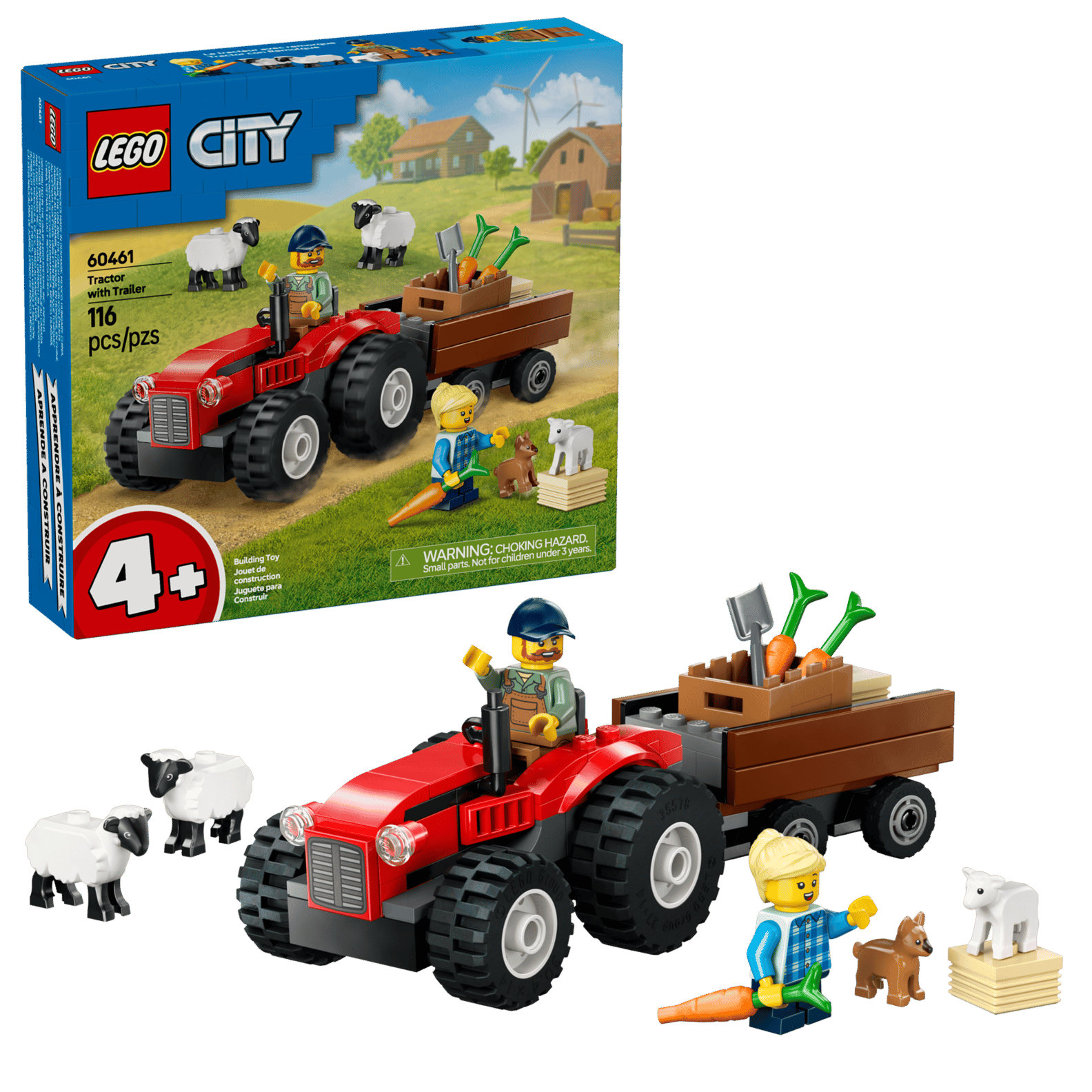 LEGO City Tractor with Trailer Set (60461)