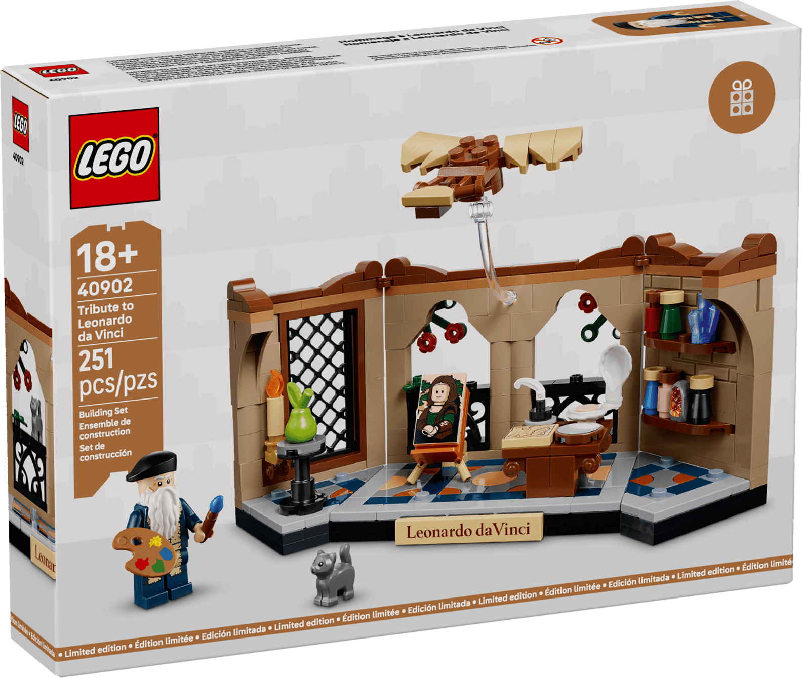 LEGO Tribute to Leonardo da Vinci GWP Set (40902)