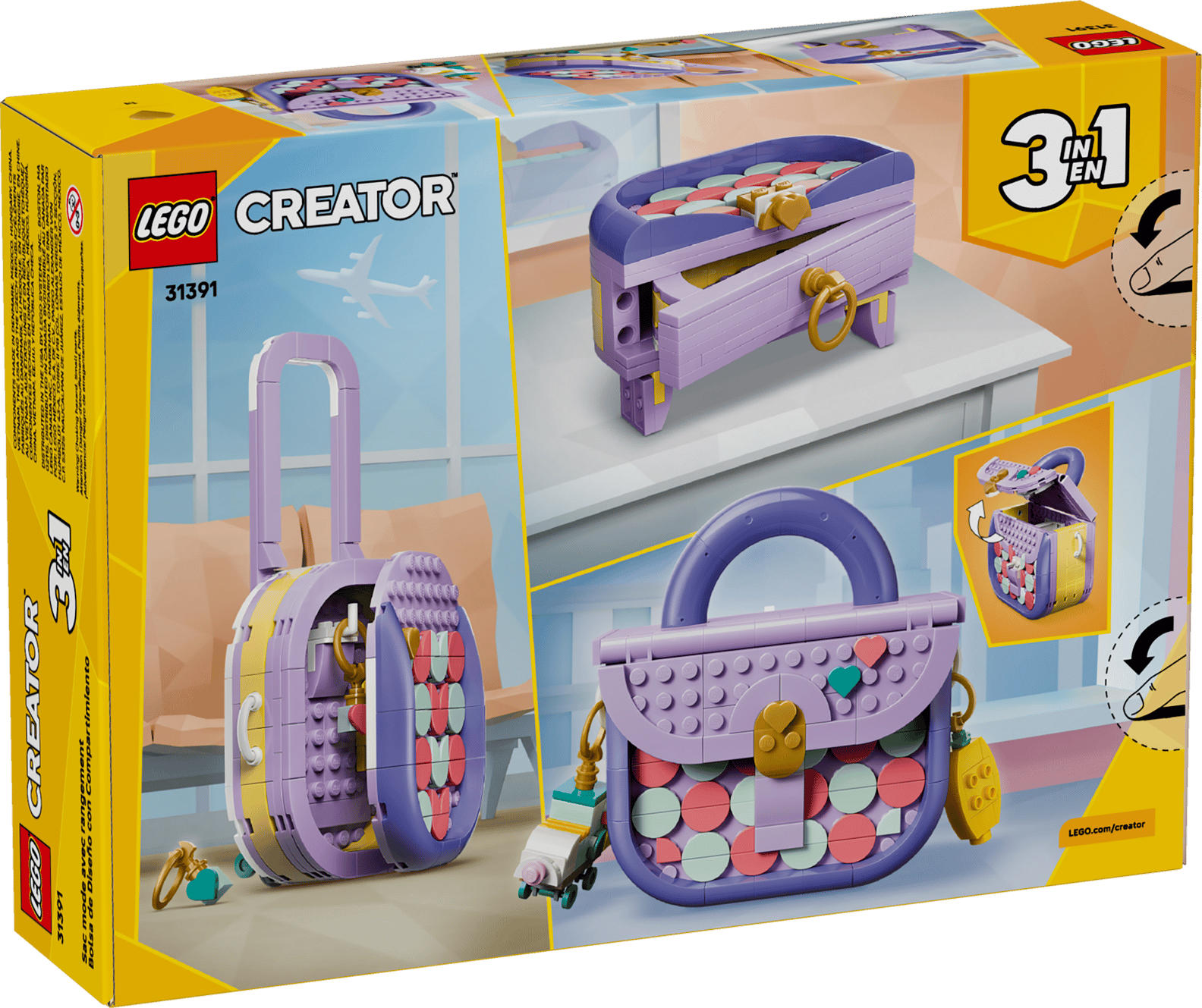LEGO Creator Fashion Bag with Storage 3in1 Set (31391)