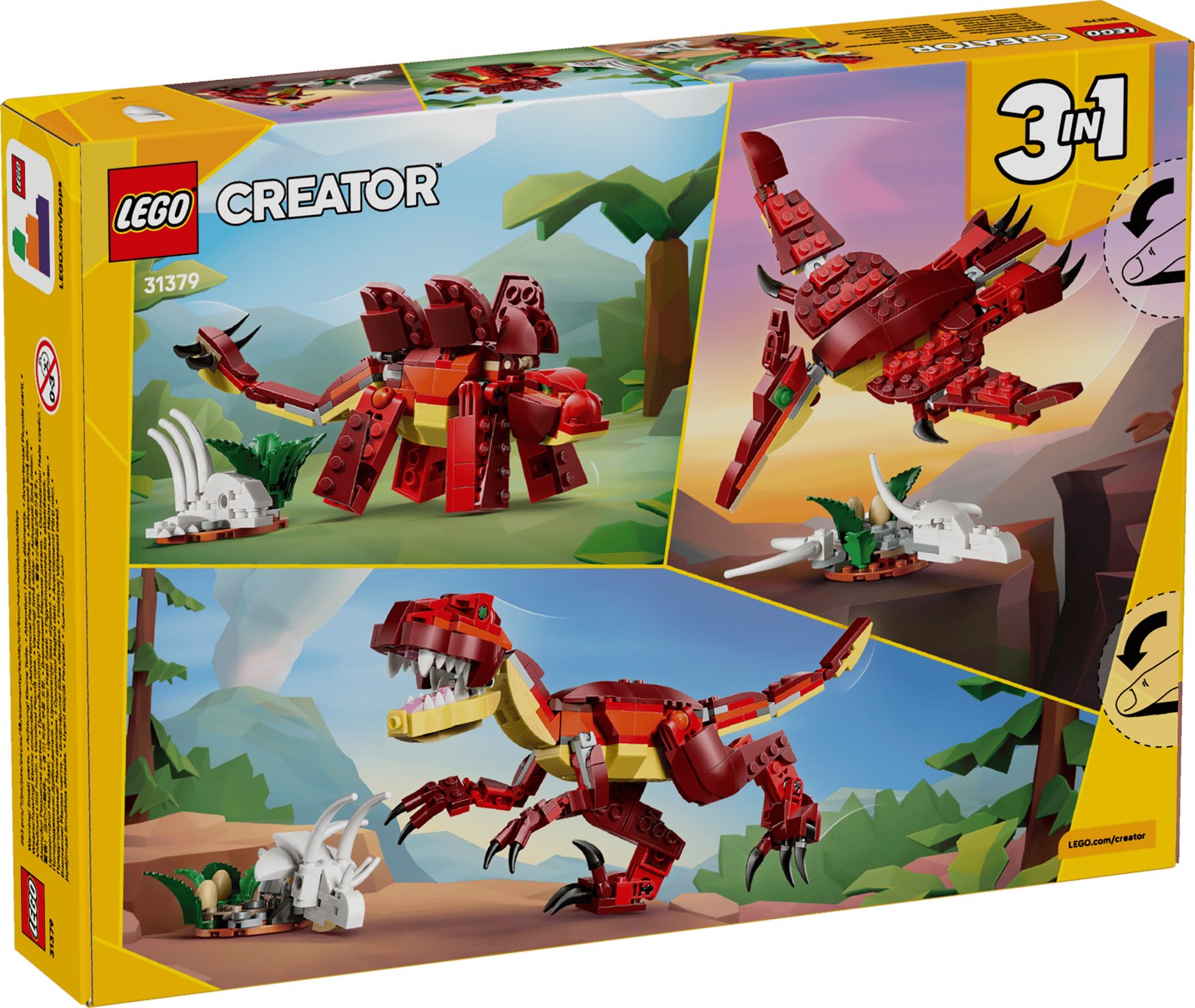 LEGO Creator Fierce Dinosaur 3in1 Set (31379)