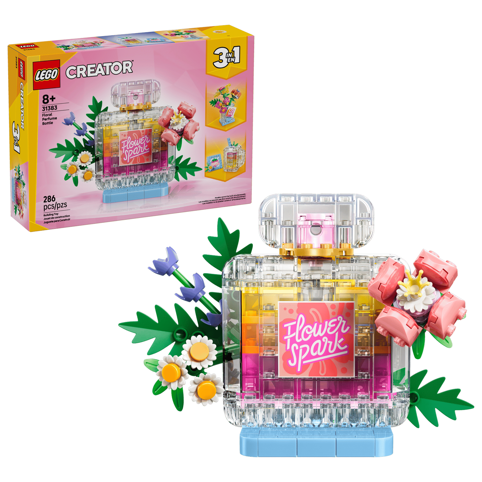 LEGO Creator Floral Perfume Bottle 3in1 Set (31383)