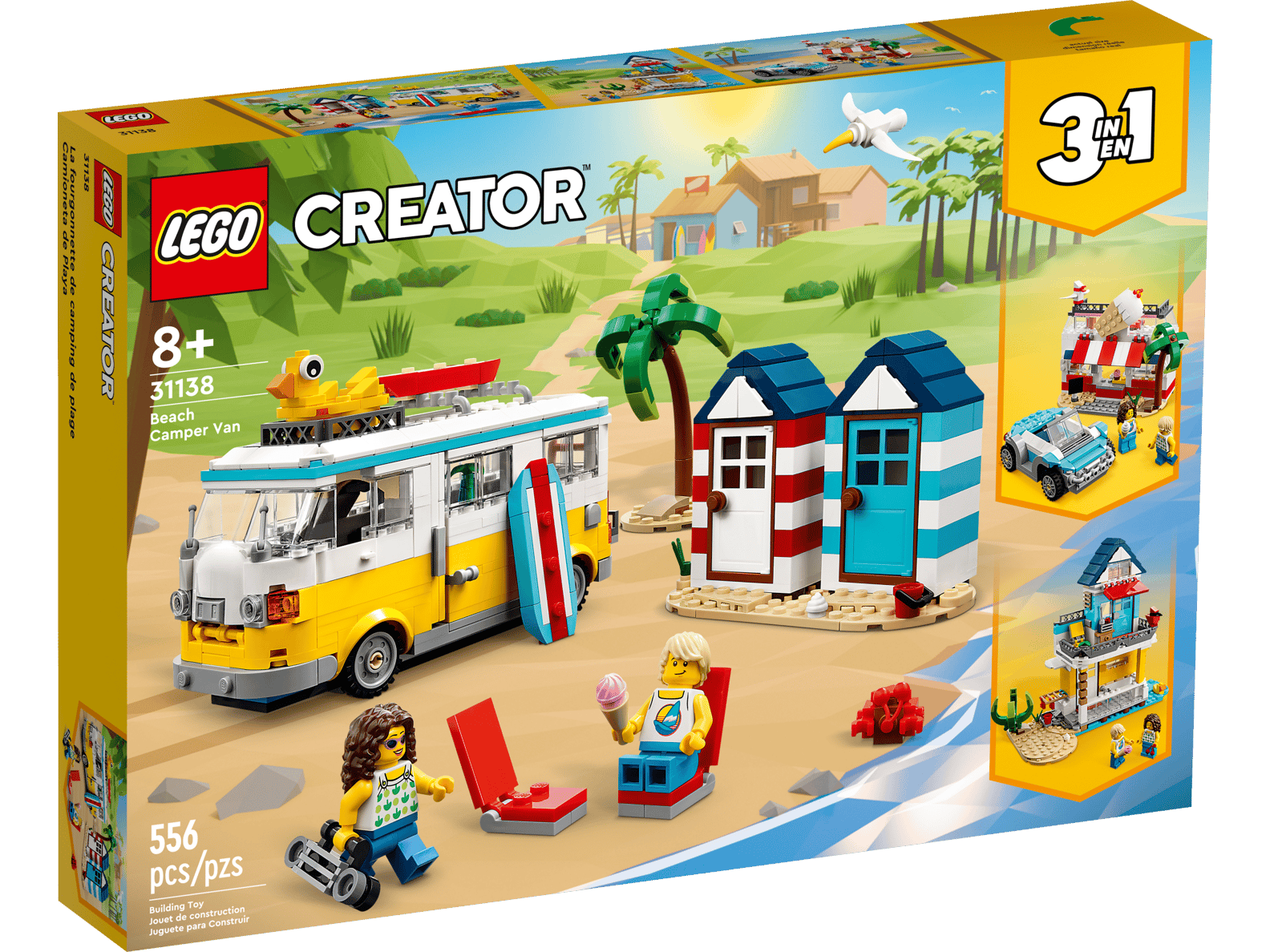 LEGO Creator Beach Camper Van 3in1 Set (31138)