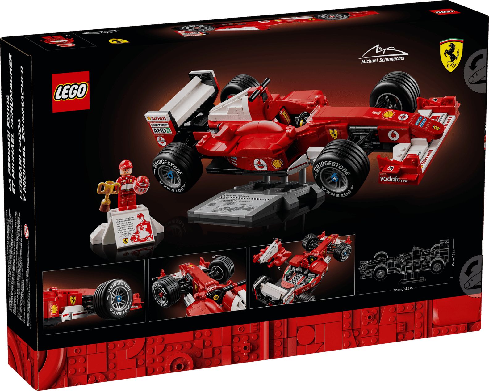 LEGO Icons Ferrari F2004 & Michael Schumacher Set (11375)