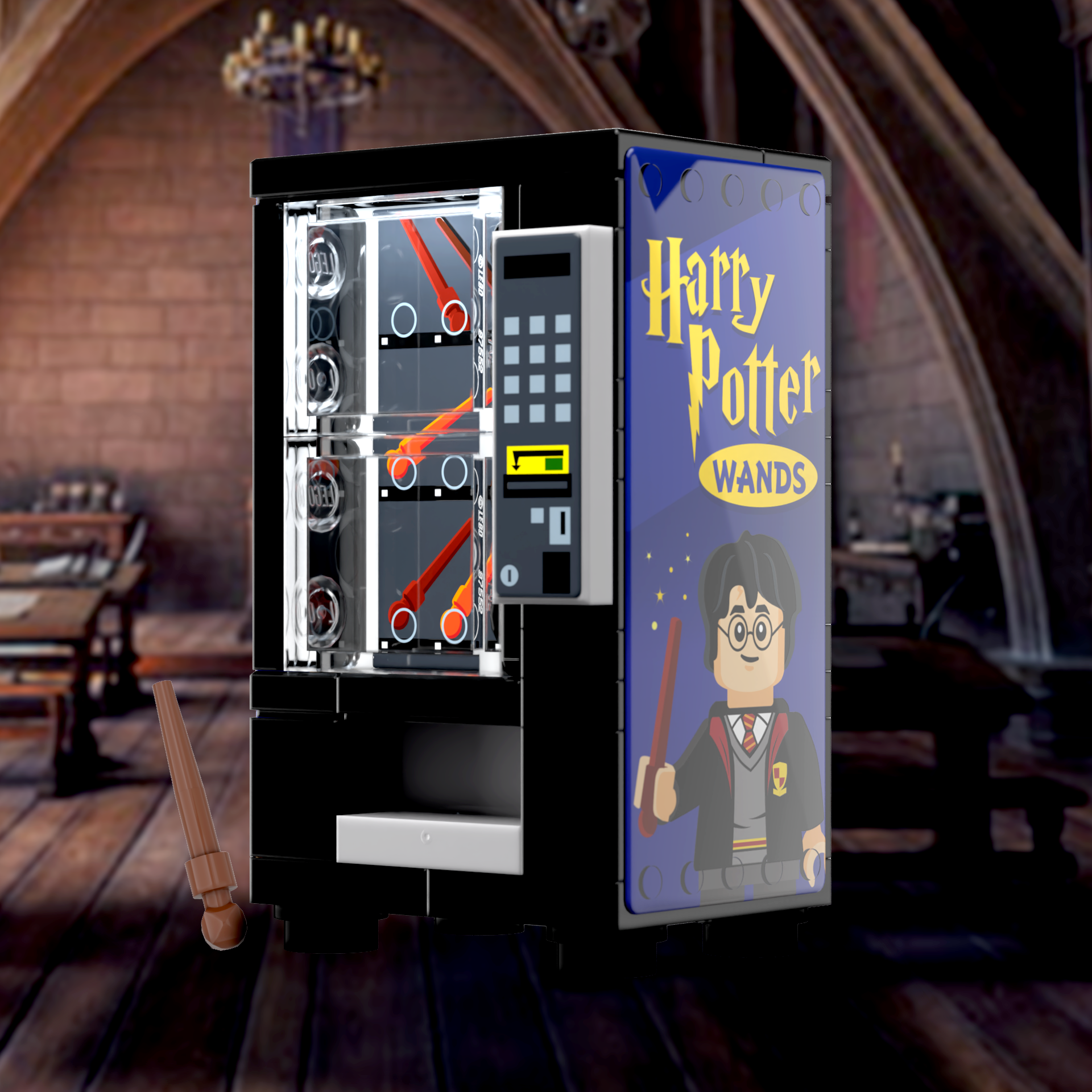 Wizard Wands Vending Machine Building Set - B3 Customs