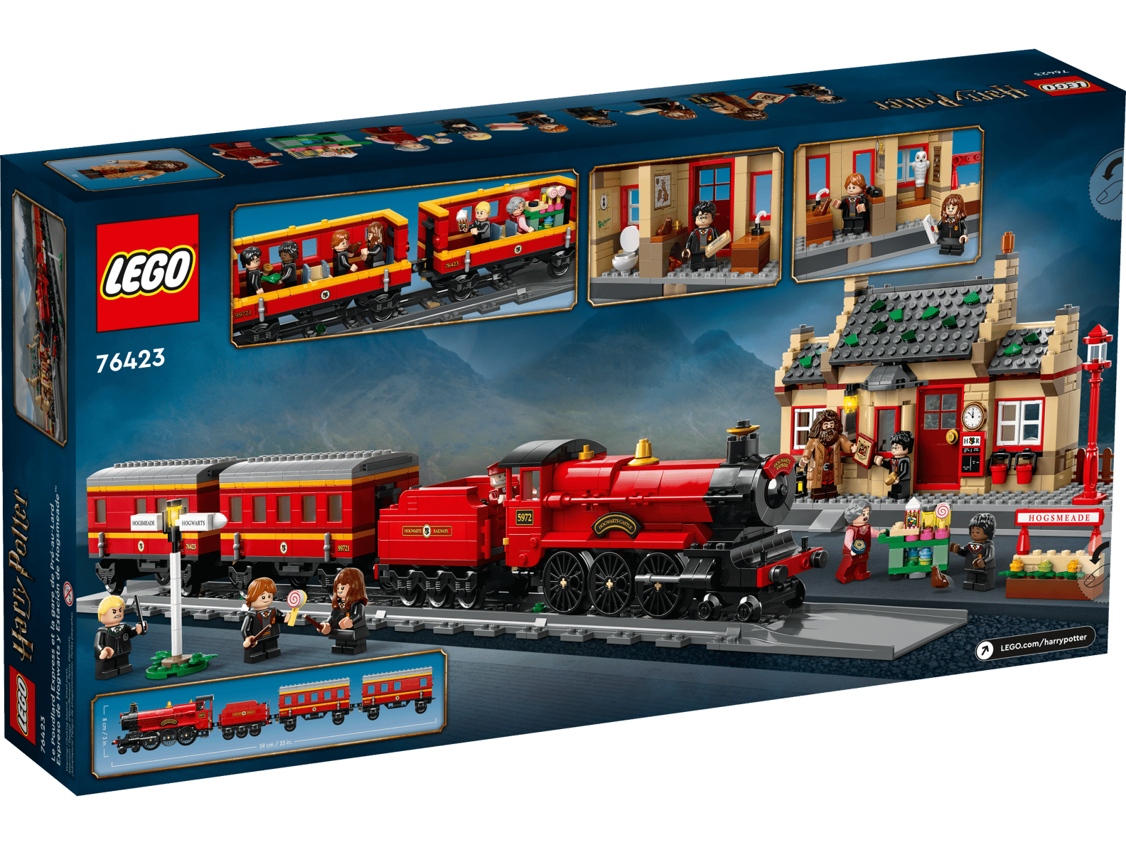 LEGO Harry Potter Hogwarts Express & Hogsmeade Station Set (76423)