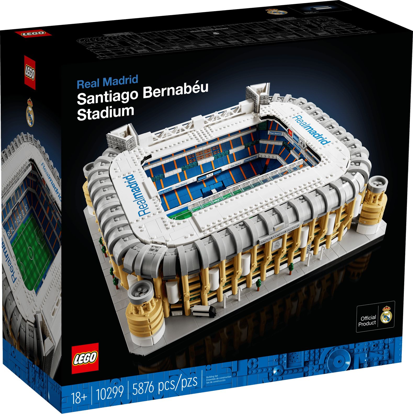 LEGO Creator Expert Real Madrid – Santiago Bernabéu Stadium Set (10299)