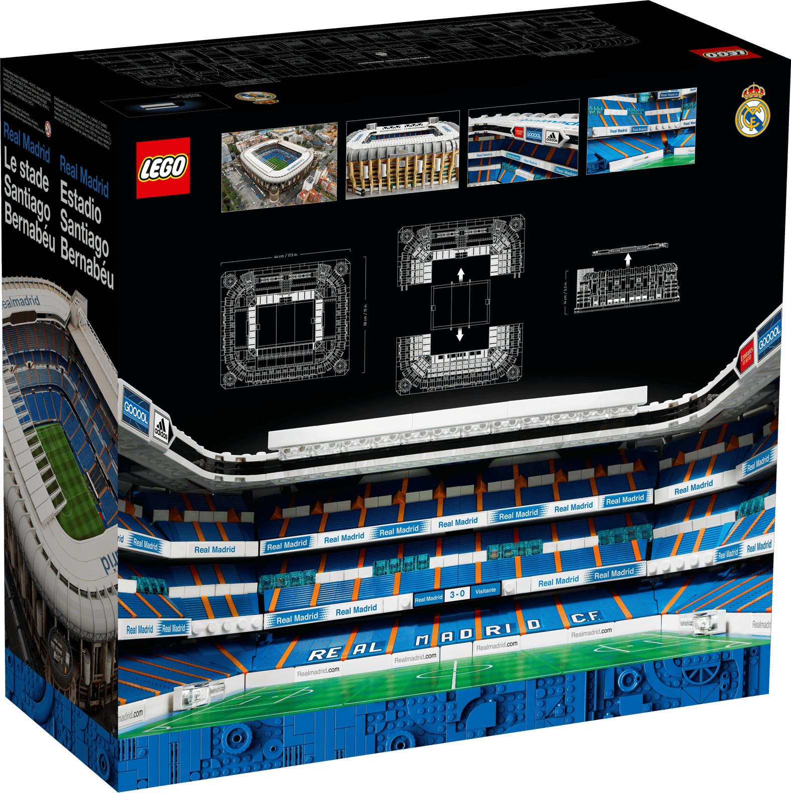LEGO Creator Expert Real Madrid – Santiago Bernabéu Stadium Set (10299)