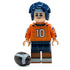 #10 QB Broncos Football Player Minifig made using LEGO parts - B3 Customs