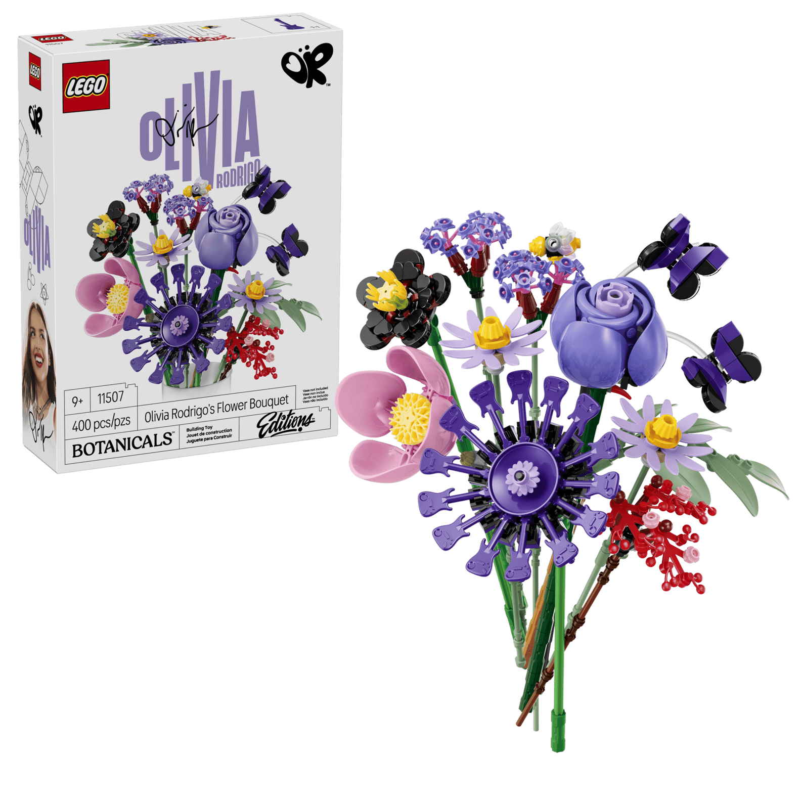 LEGO Botanicals Olivia Rodrigo’s Flower Bouquet Set (11507)