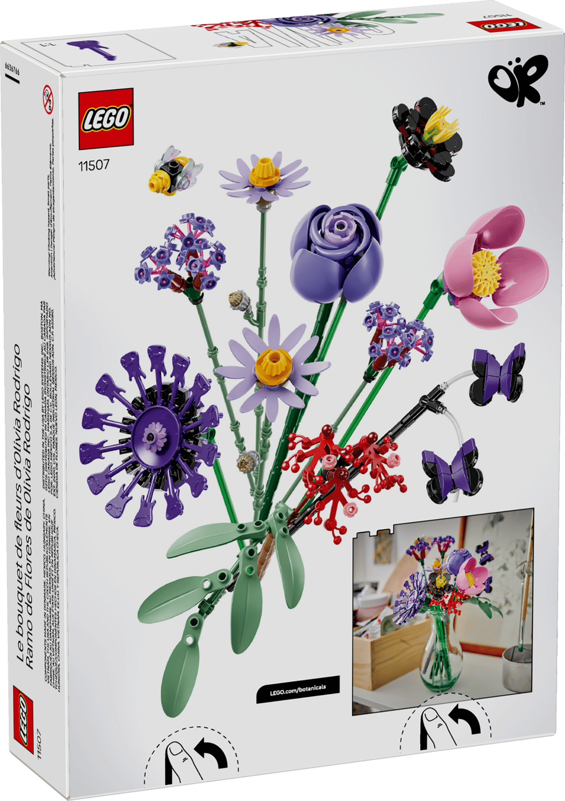 LEGO Botanicals Olivia Rodrigo’s Flower Bouquet Set (11507)