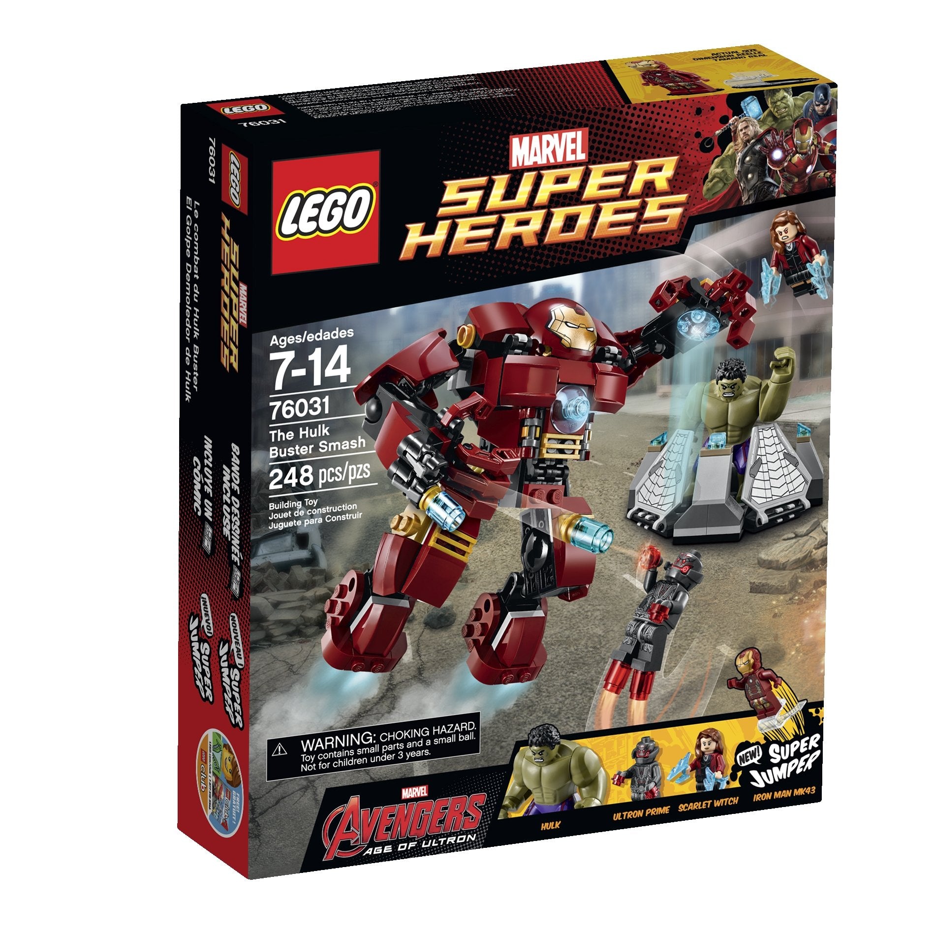 LEGO Marvel The Hulk Buster Smash Set (76031)