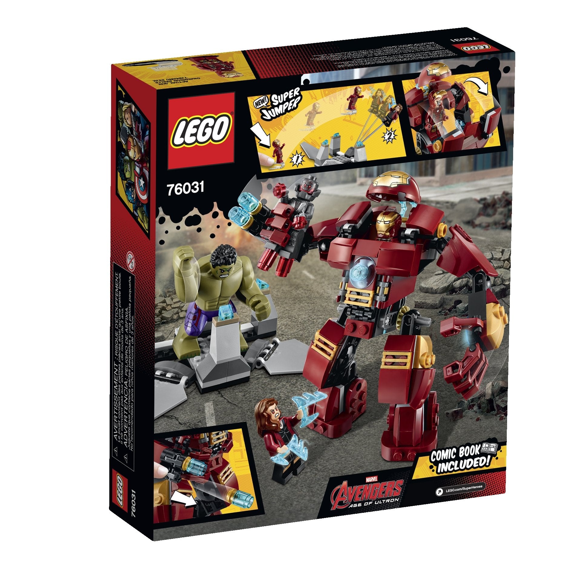 LEGO Marvel The Hulk Buster Smash Set (76031)