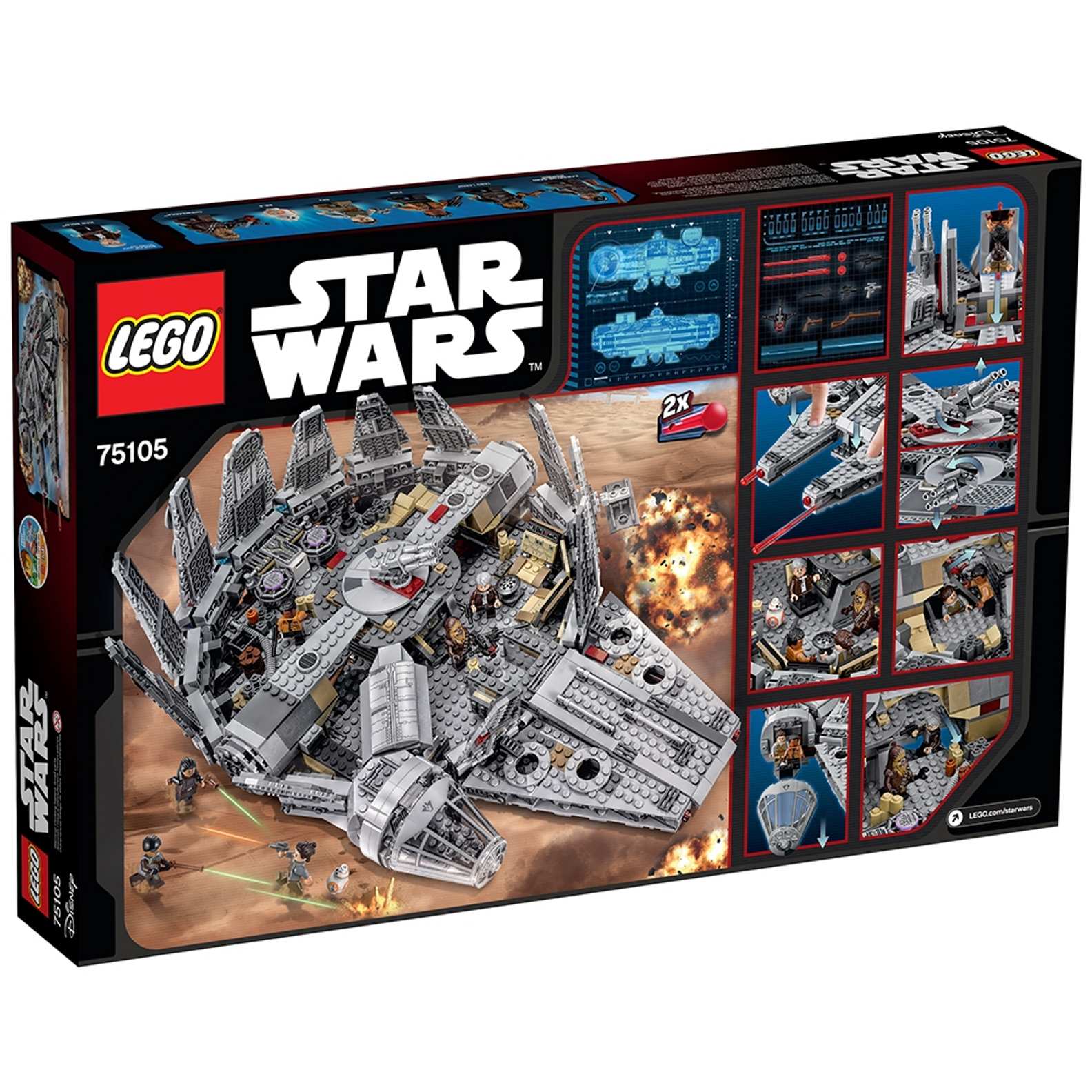LEGO Star Wars Millennium Falcon Set (75105)