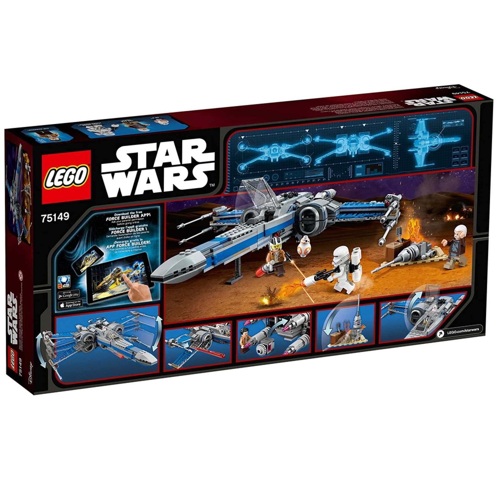 LEGO Star Wars Resistance X-Wing Fighter Set (75149)