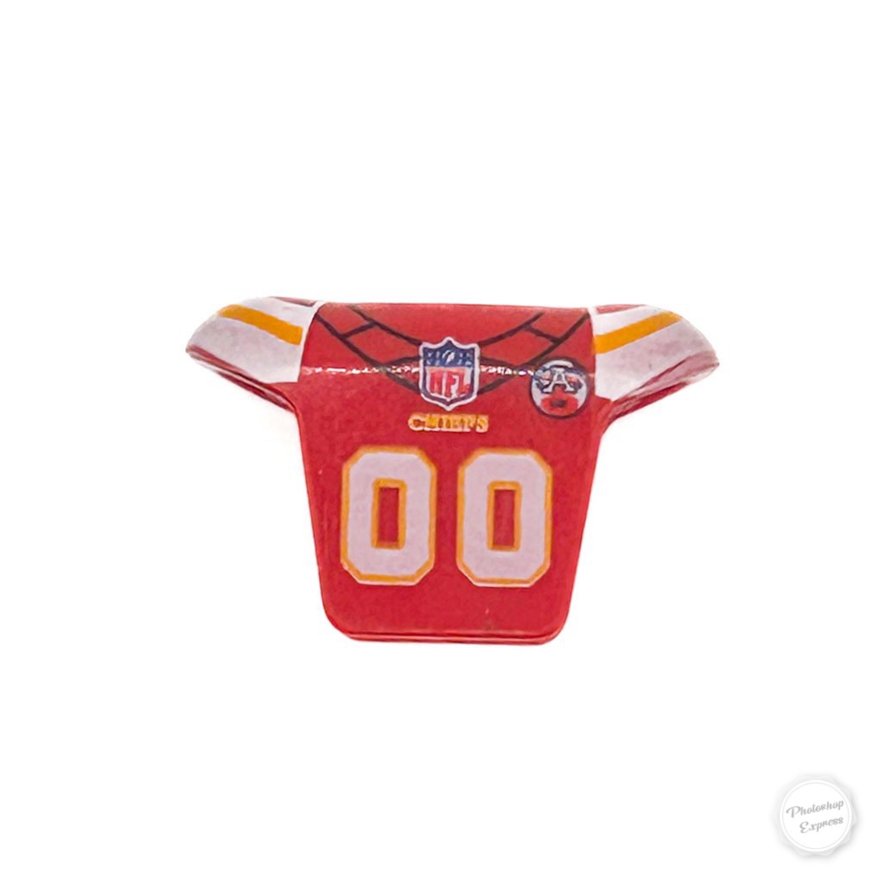 Chiefs Football Shoulder Pads Minifig Torso - LEGO Compatible