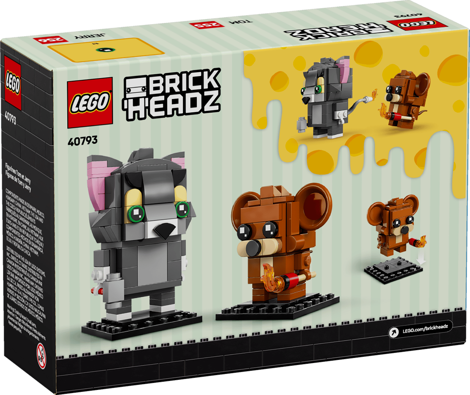 LEGO Tom & Jerry Figures BrickHeadz Set (40793)