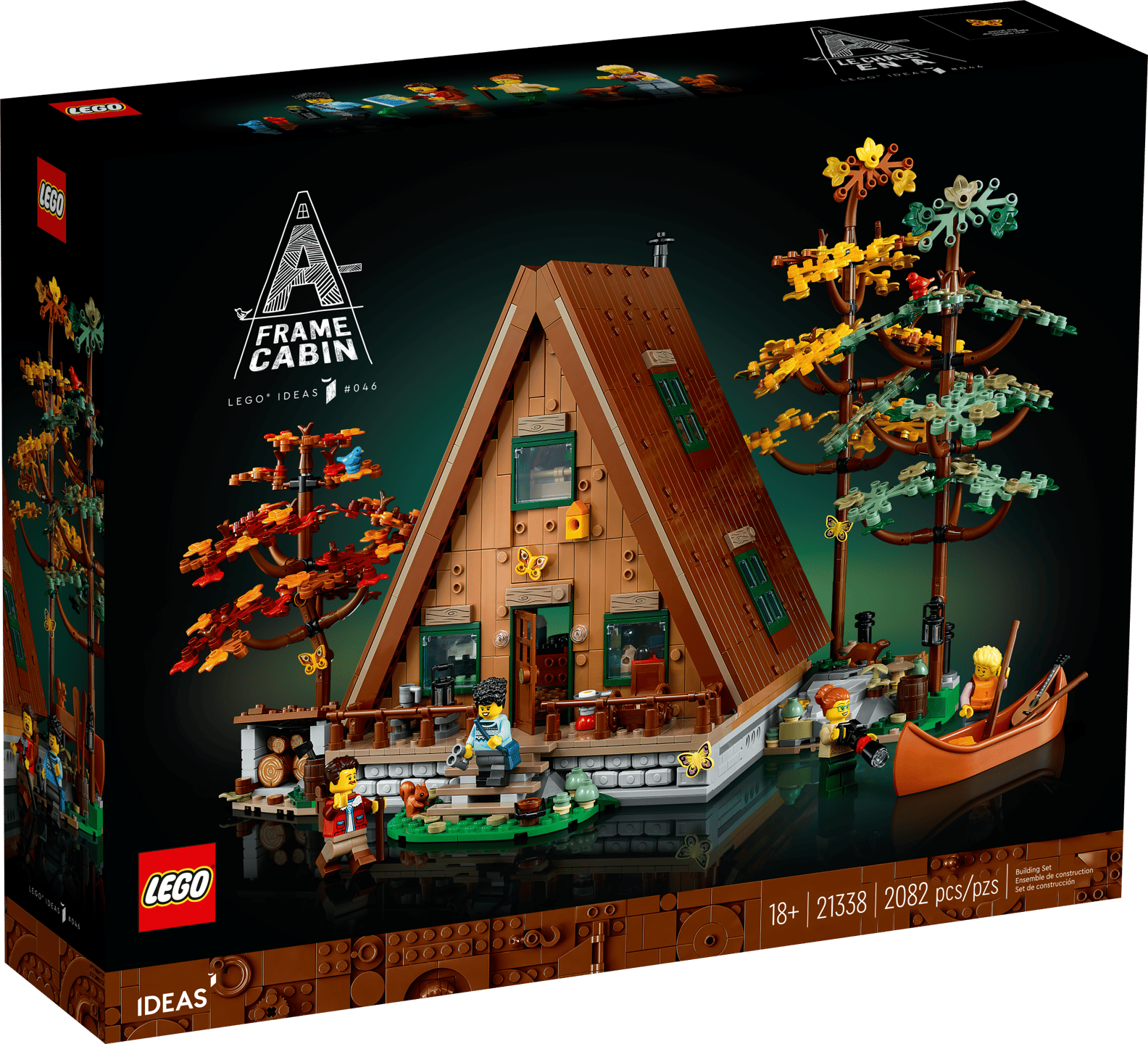 LEGO Ideas A-Frame Cabin Set (21338)