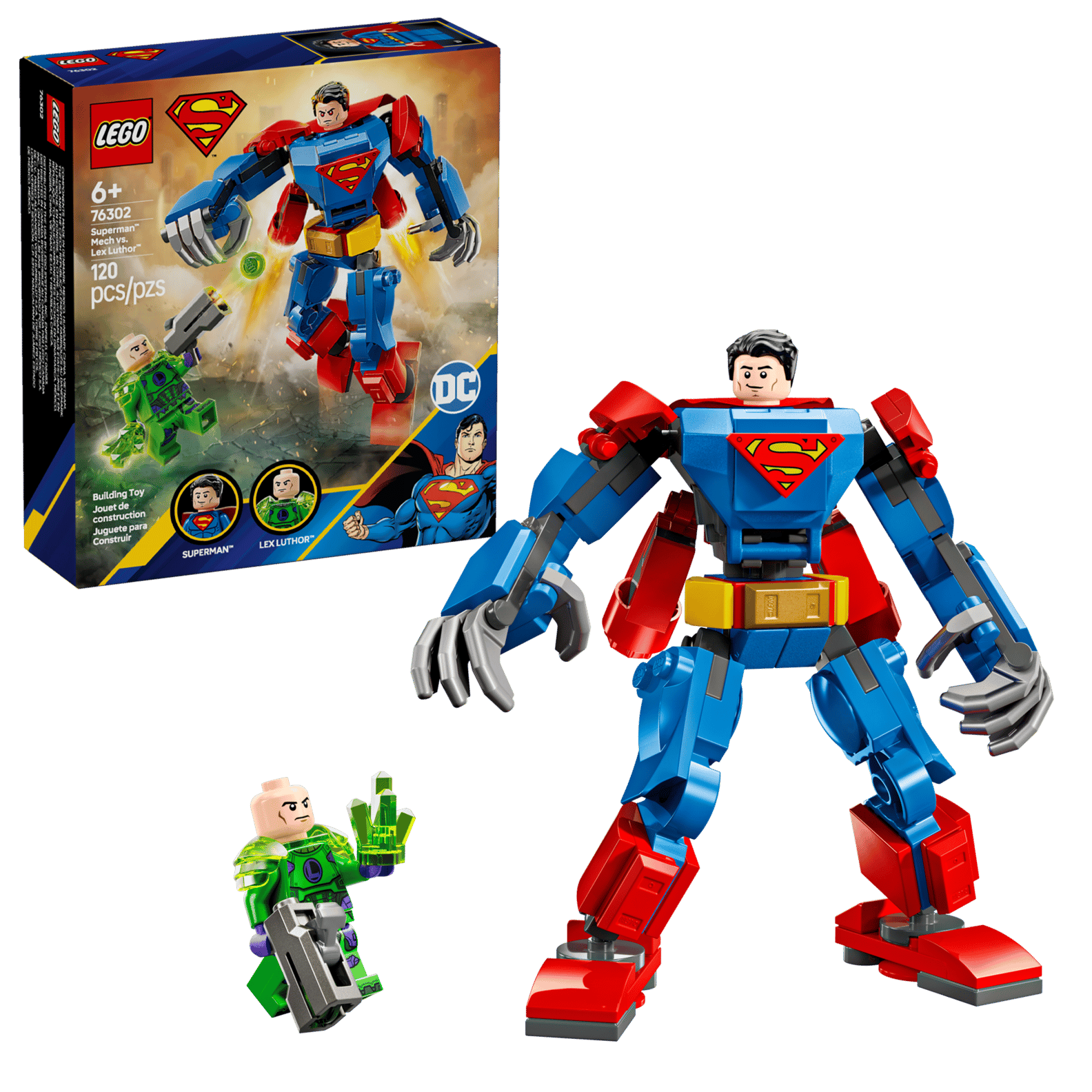 LEGO DC Superman Mech vs. Lex Luthor Set (76302)