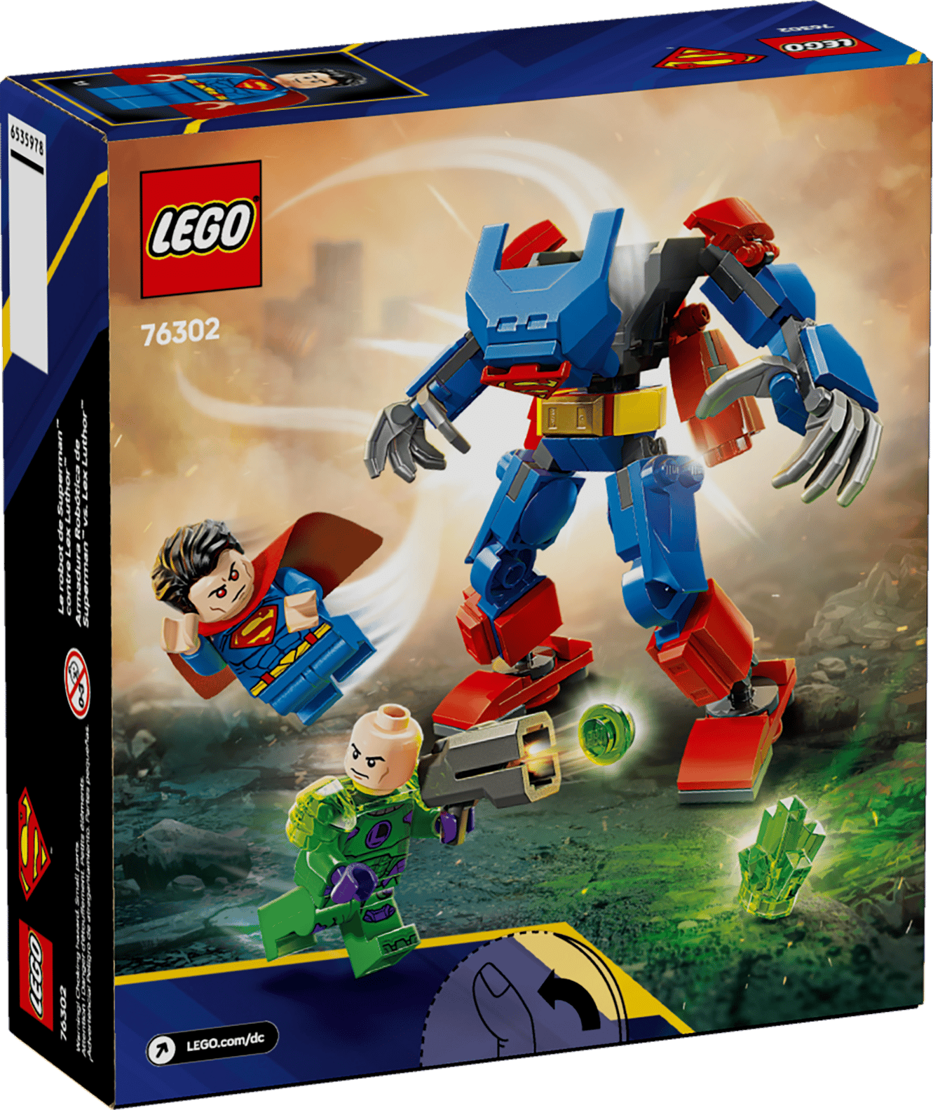 LEGO DC Superman Mech vs. Lex Luthor Set (76302)