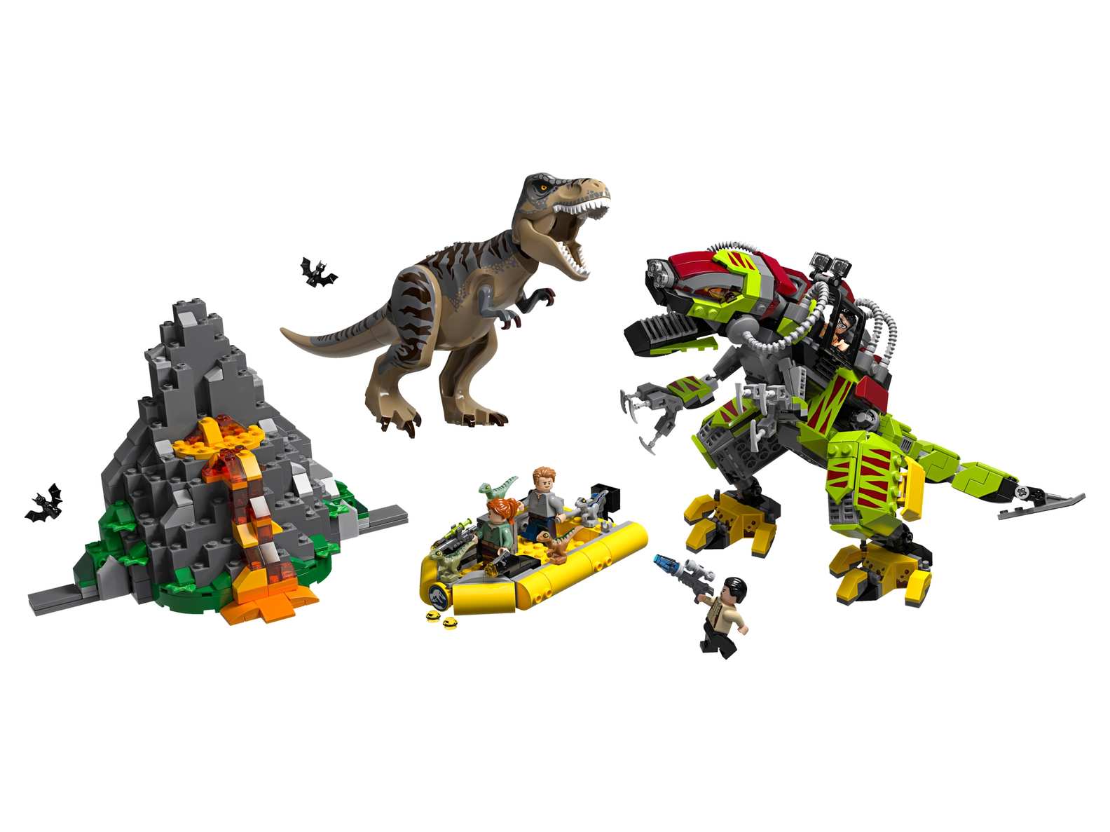 LEGO Jurassic World T. Rex vs Dino-Mech Battle Set (75938)