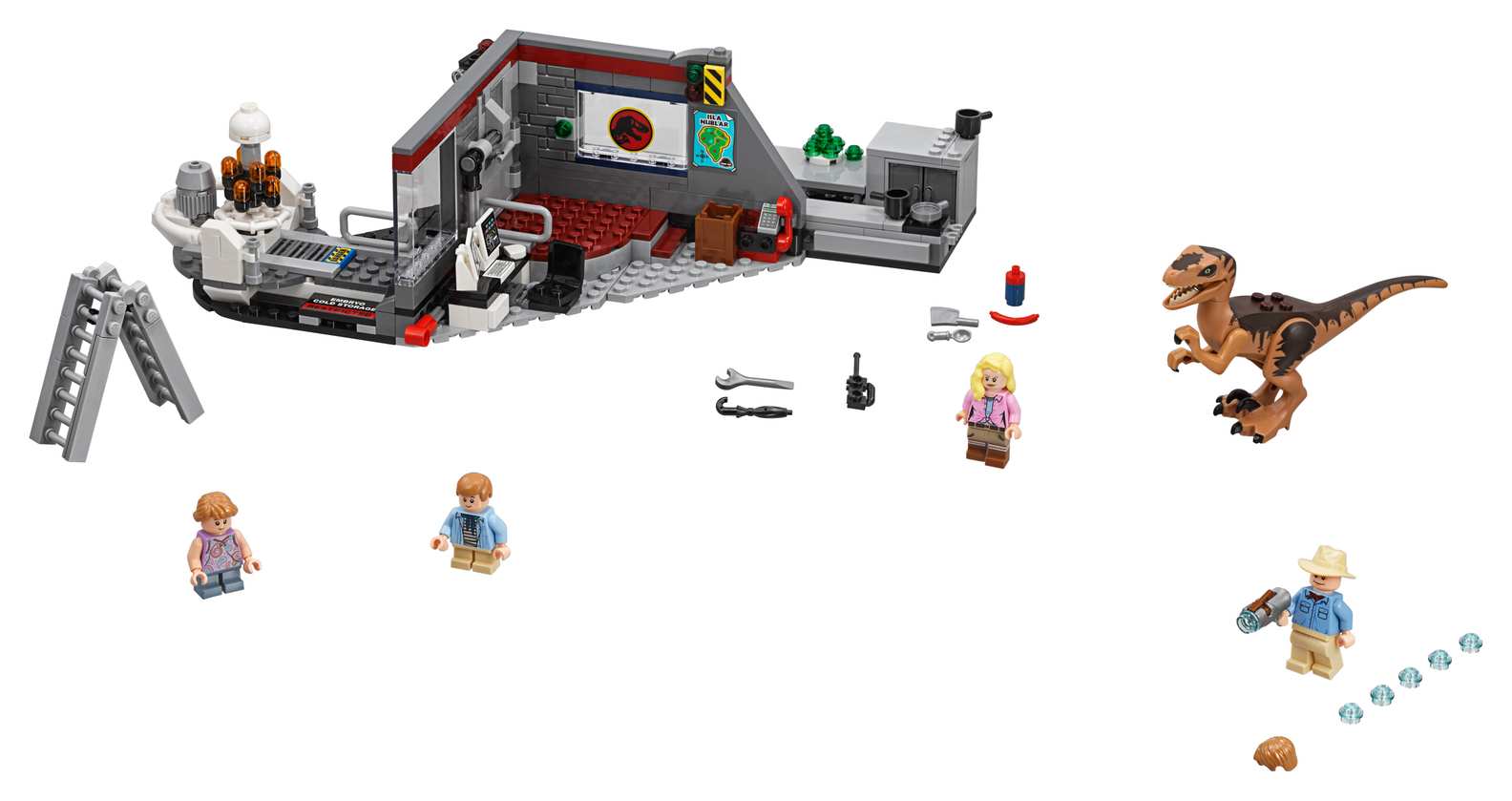 LEGO Jurassic World Jurassic Park Velociraptor Chase Set (75932)