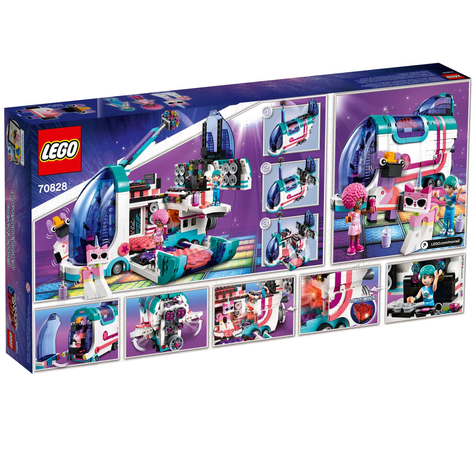 LEGO The Lego Movie 2 Pop-Up Party Bus Set (70828)