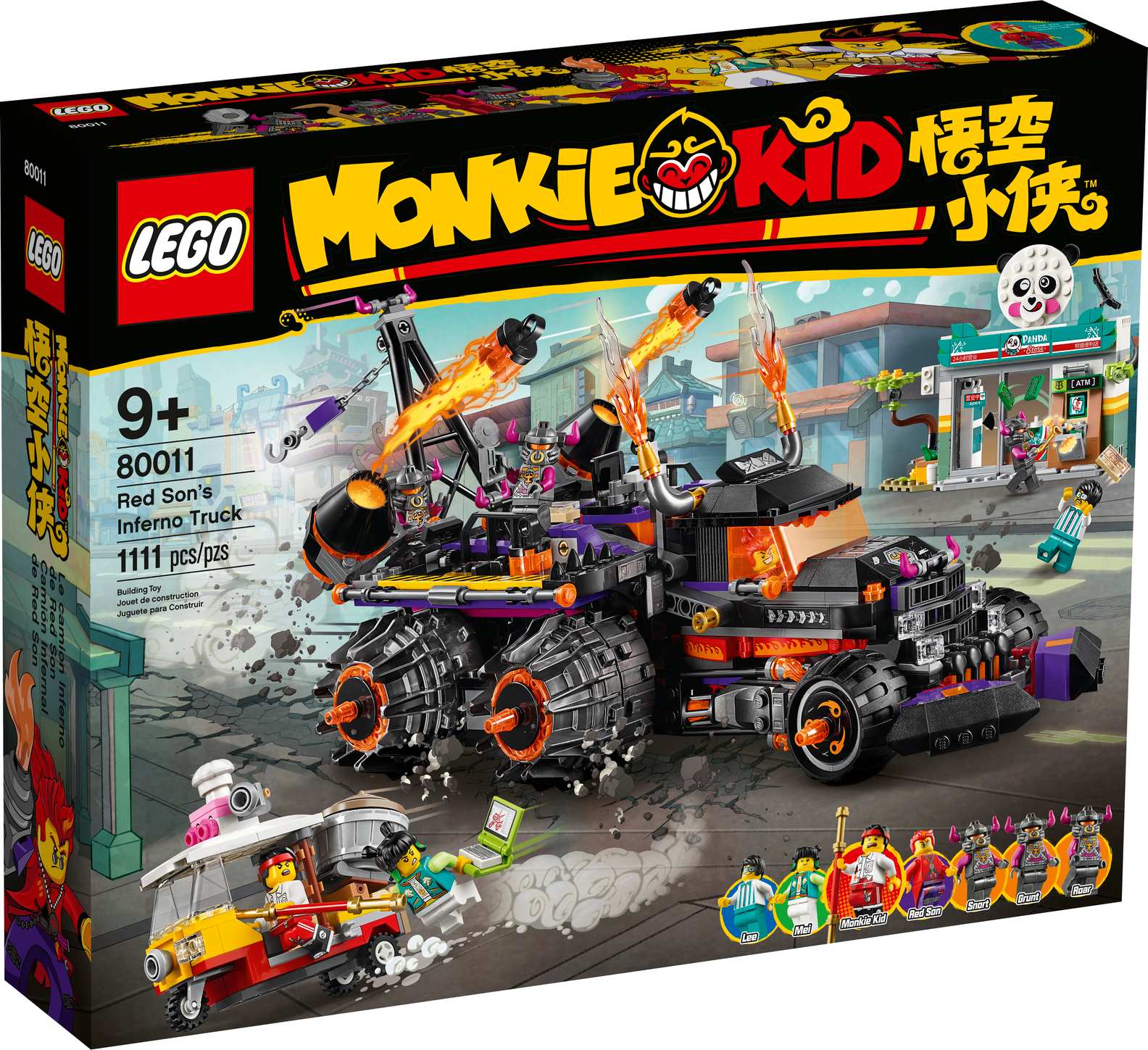 LEGO Monkie Kid Red Son’s Inferno Truck Set (80011)