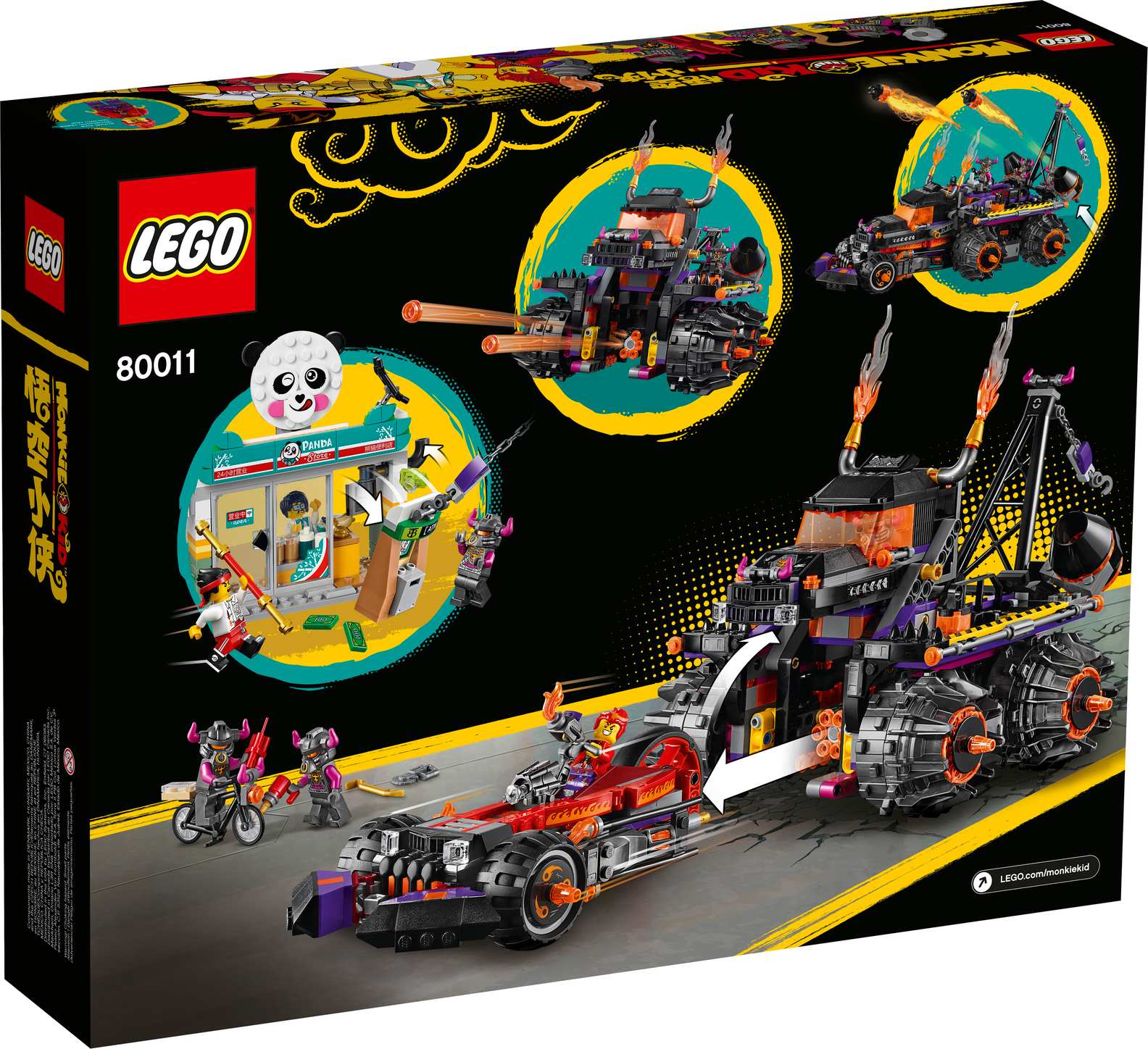 LEGO Monkie Kid Red Son’s Inferno Truck Set (80011)