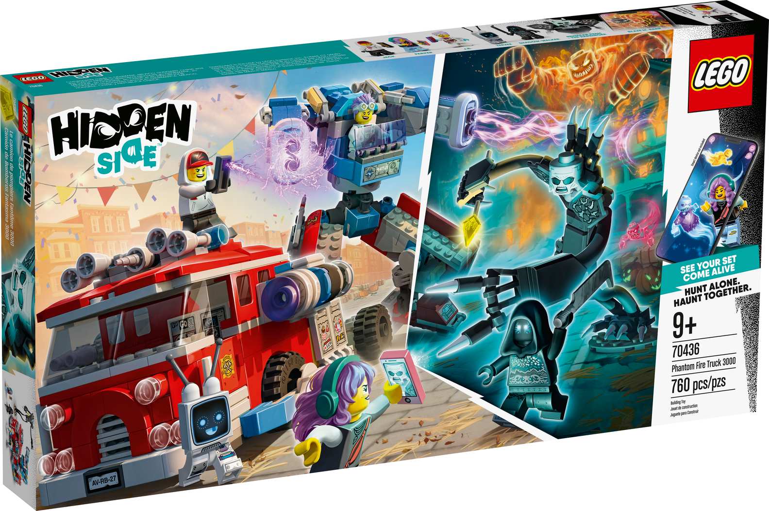 LEGO Hidden Side Phantom Fire Truck 3000 Set (70436)