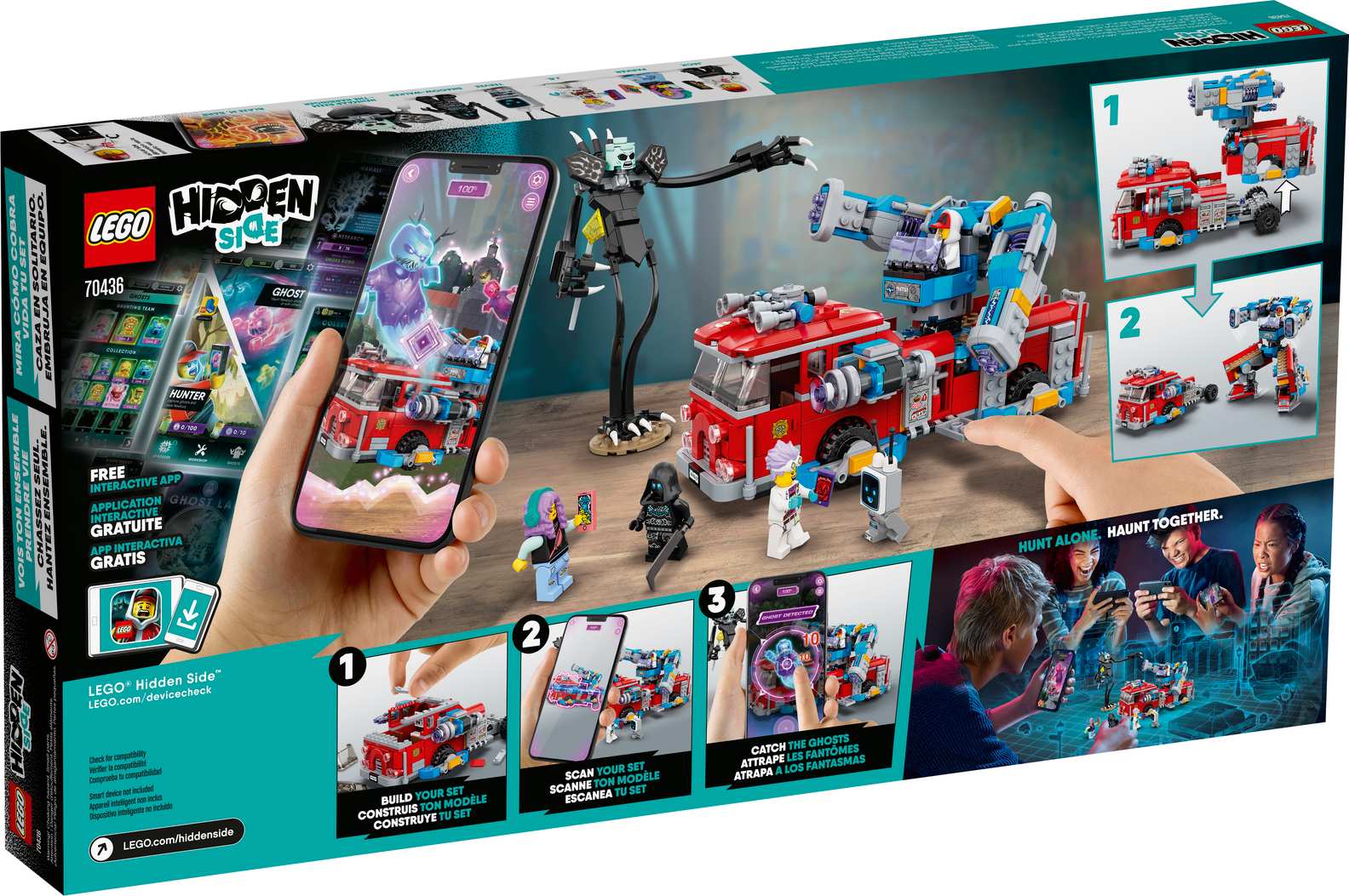 LEGO Hidden Side Phantom Fire Truck 3000 Set (70436)