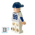 #99 Judge NY Baseball Player Minifig made using LEGO parts - B3 Customs