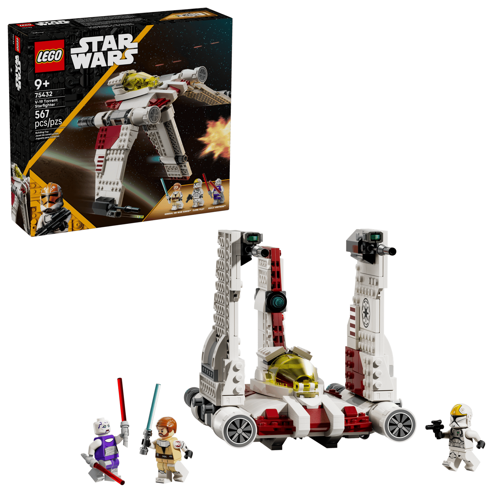 LEGO Star Wars V-19 Torrent Starfighter Set (75432)