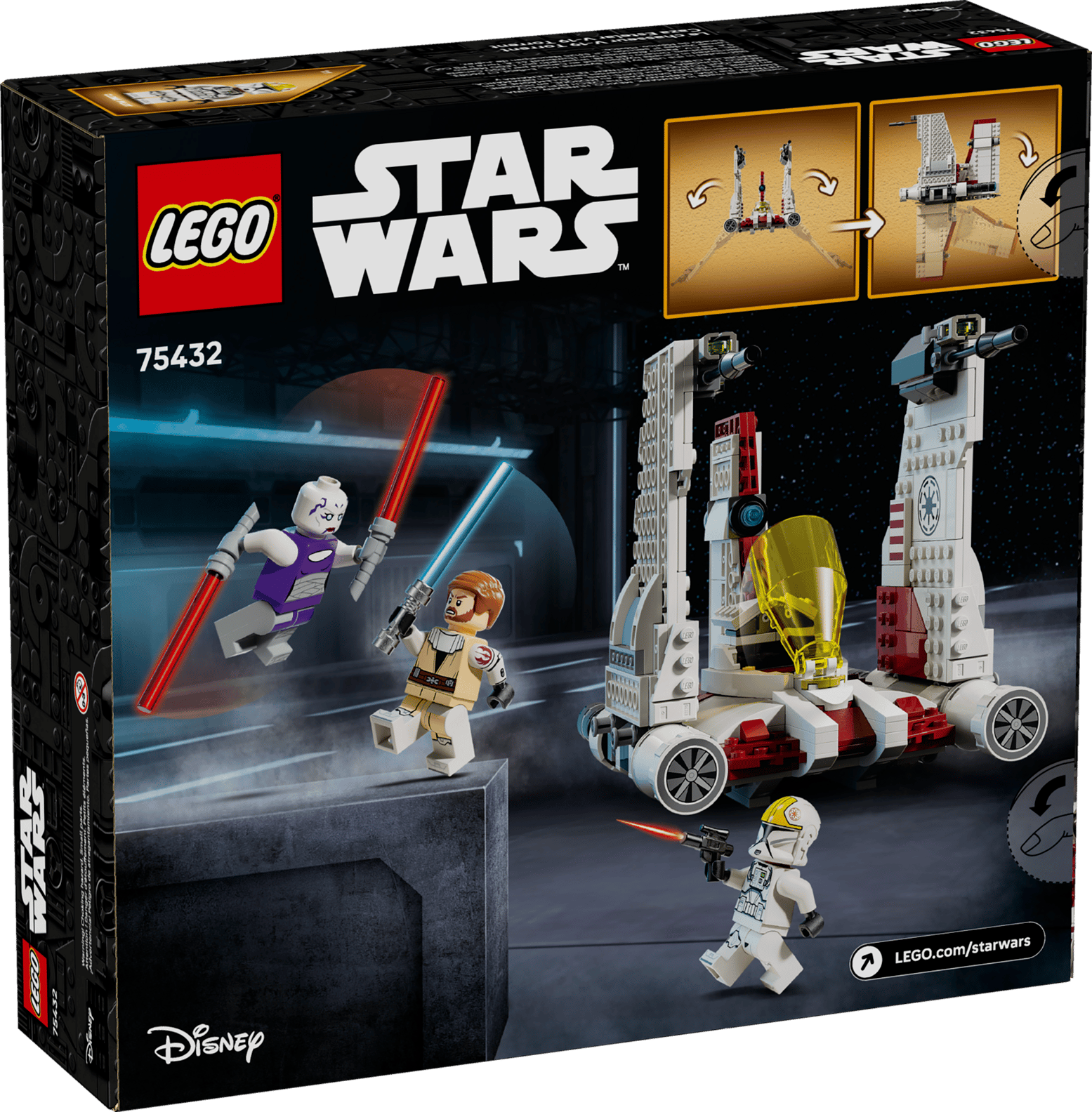 LEGO Star Wars V-19 Torrent Starfighter Set (75432)