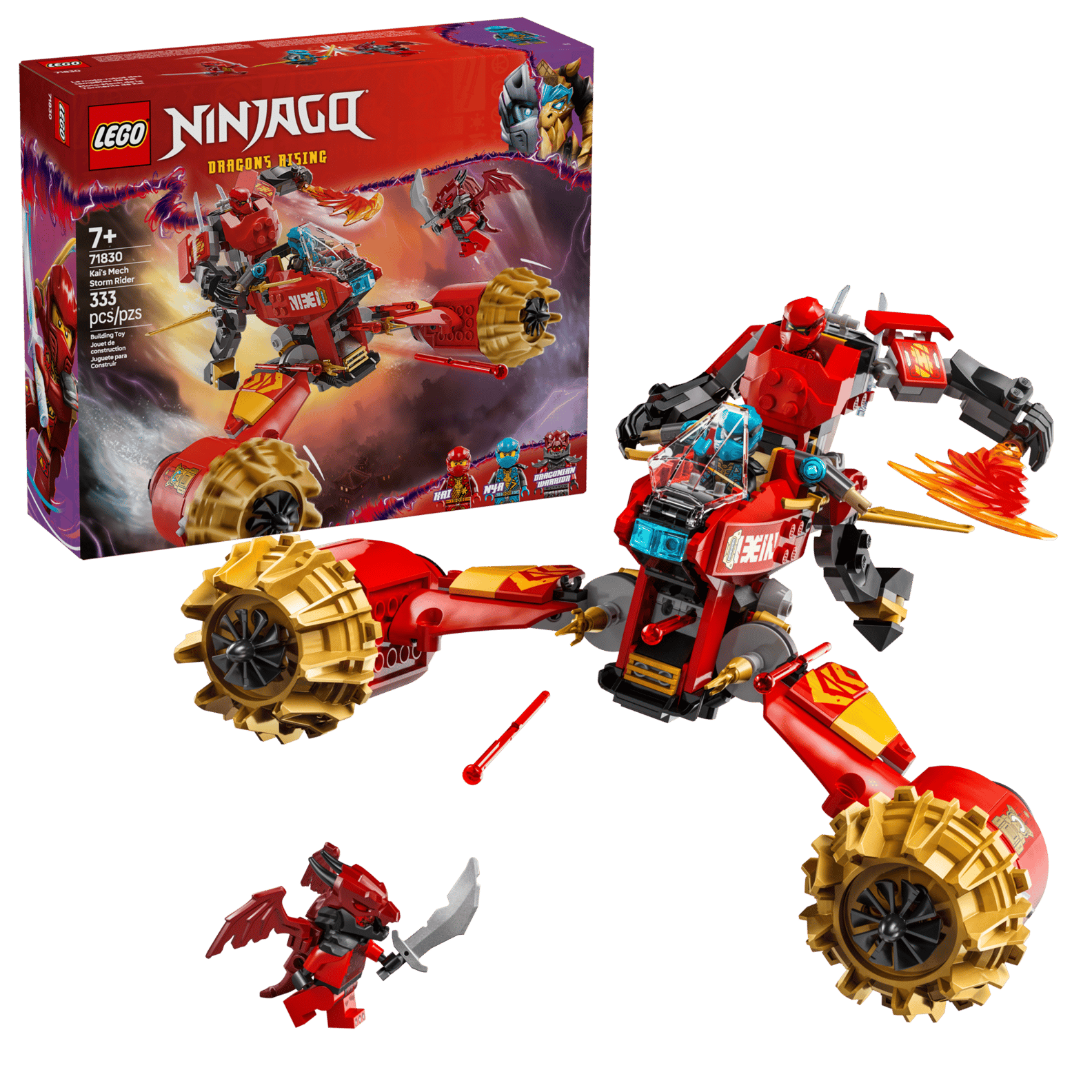 LEGO Ninjago Kai’s Mech Storm Rider Set (71830)