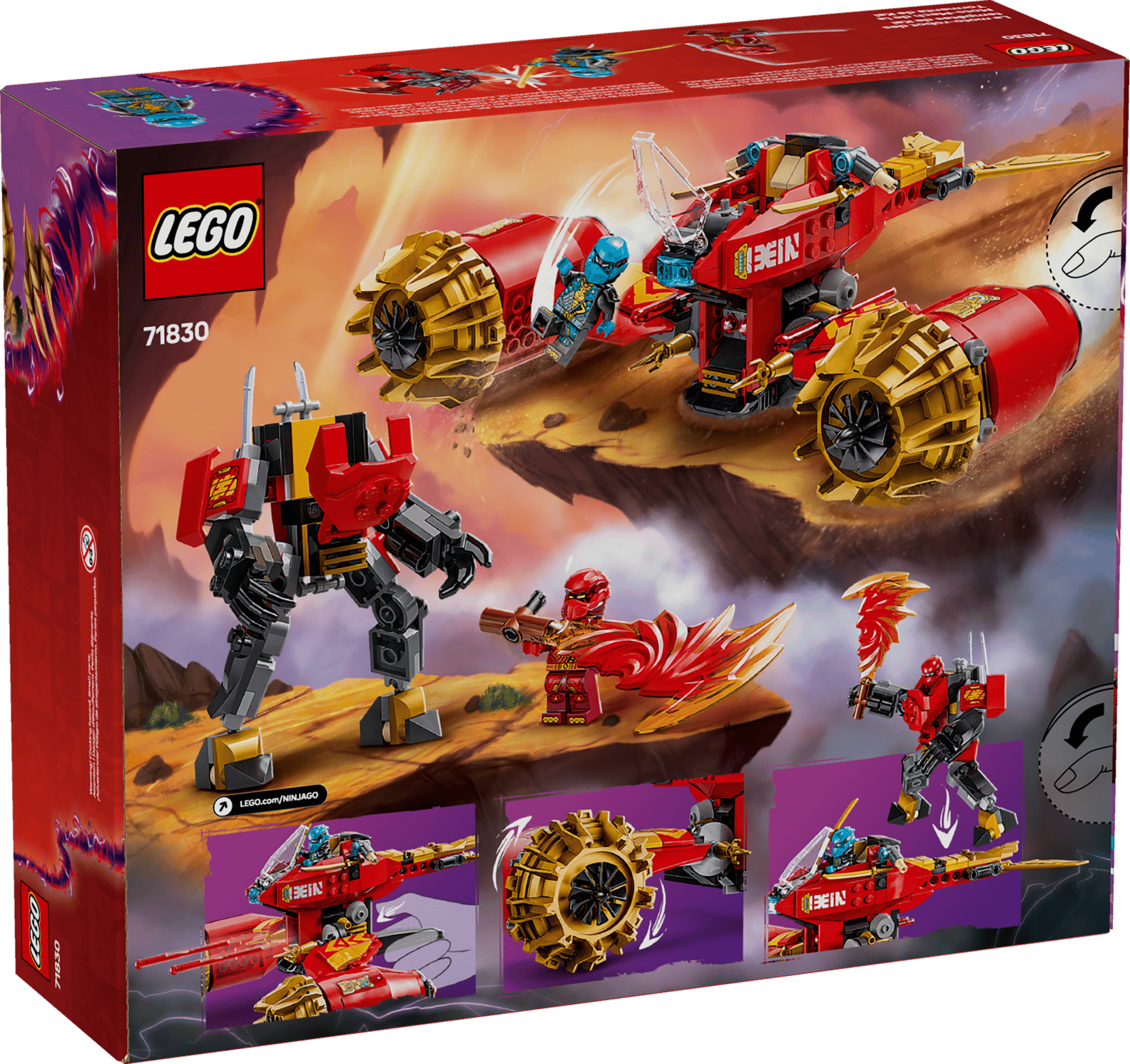 LEGO Ninjago Kai’s Mech Storm Rider Set (71830)