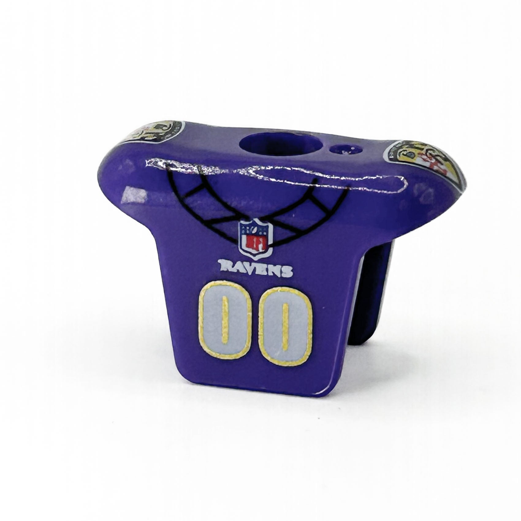 Ravens Football Shoulder Pads Minifig Torso - LEGO Compatible