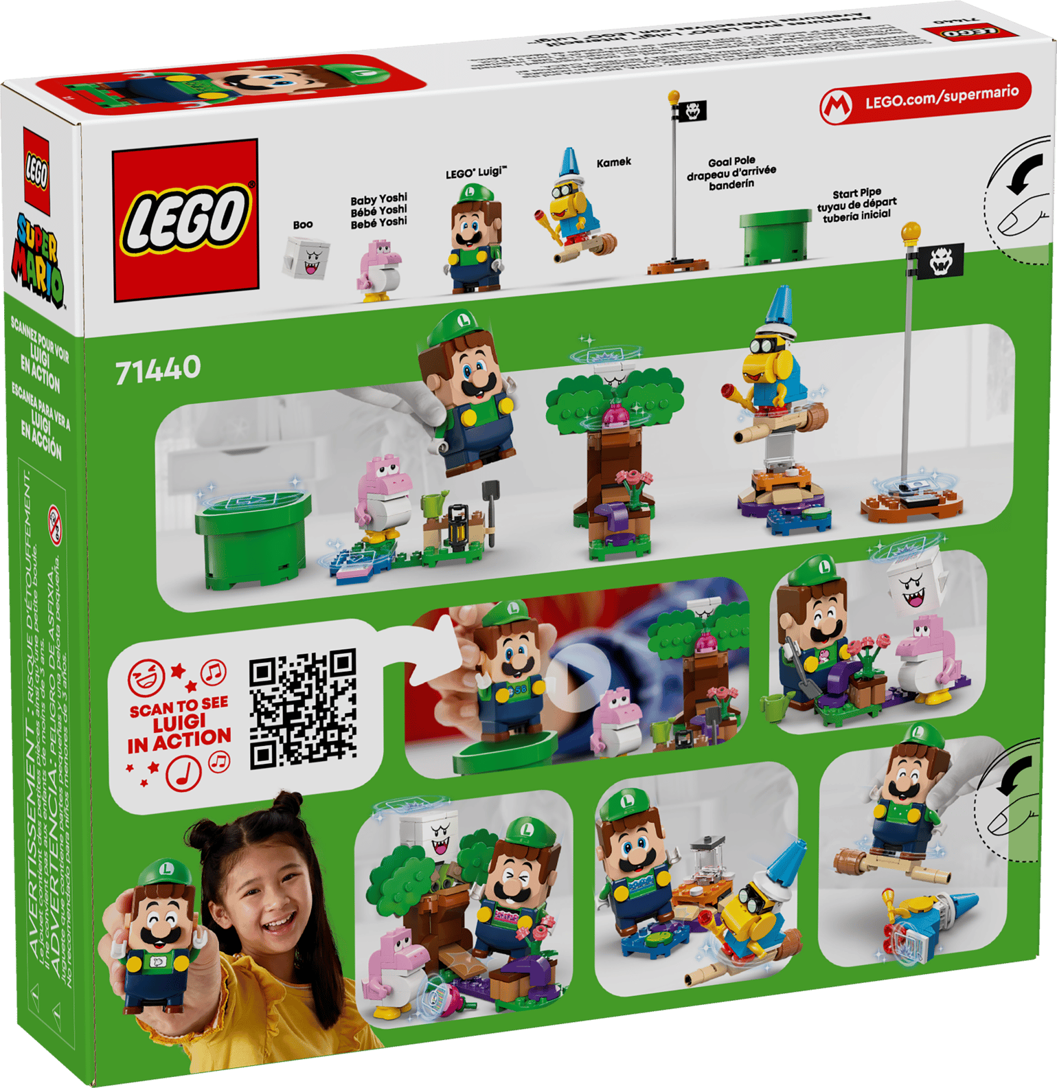 LEGO Super Mario Adventures with Interactive LEGO Luigi Set (71440)