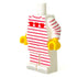 Valentine's Day 3 Hearts PJs Minifig Body - B3 Customs