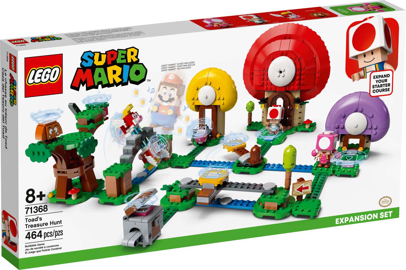 LEGO Super Mario Toad’s Treasure Hunt Set (71368)
