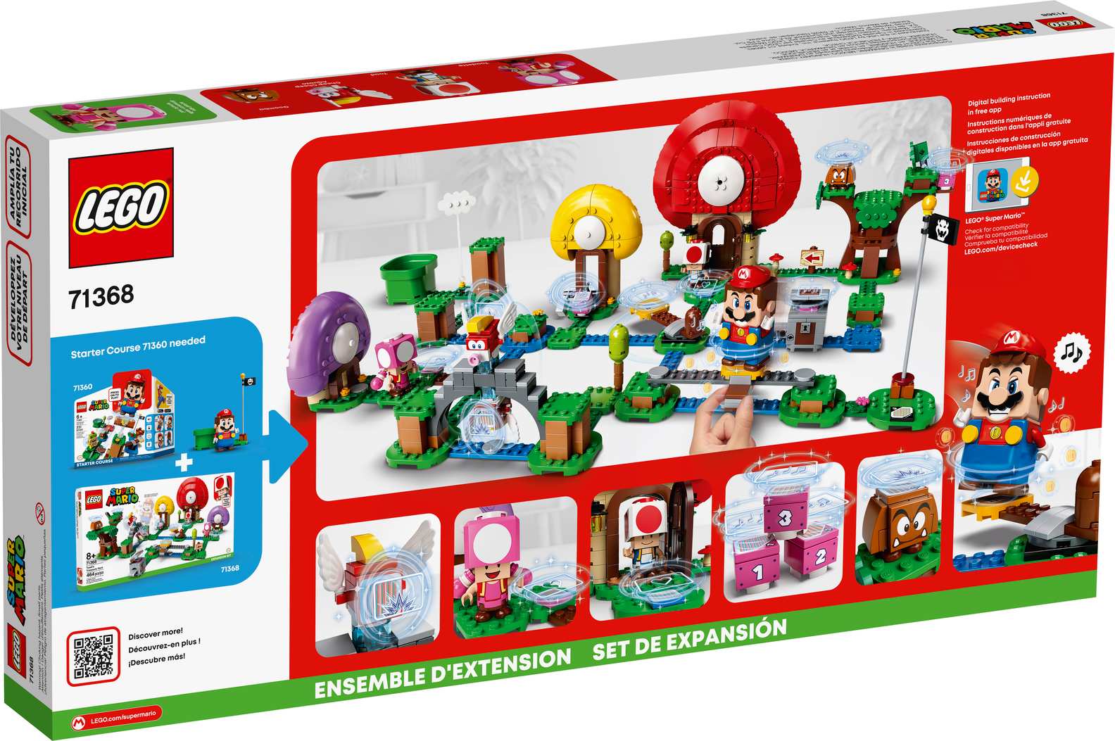 LEGO Super Mario Toad’s Treasure Hunt Set (71368)