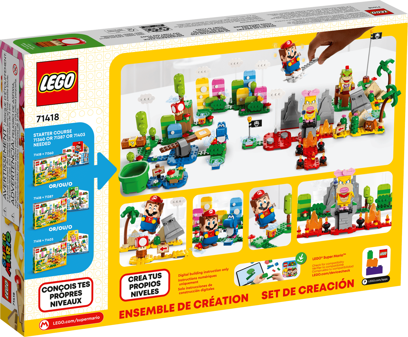 LEGO Super Mario Creativity Toolbox Set (71418)